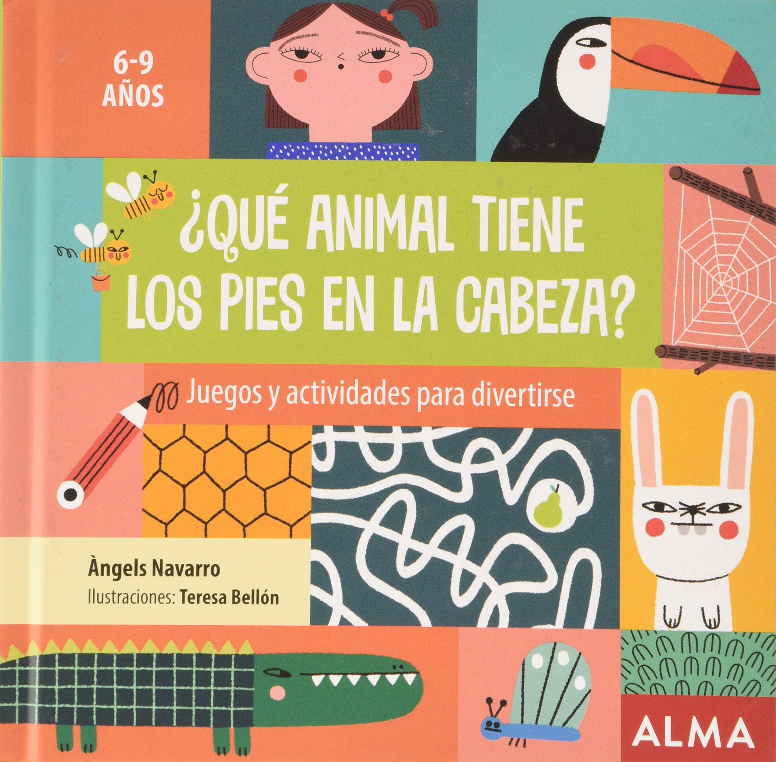 ¿Qué animal tiene los pies en la cabeza? book