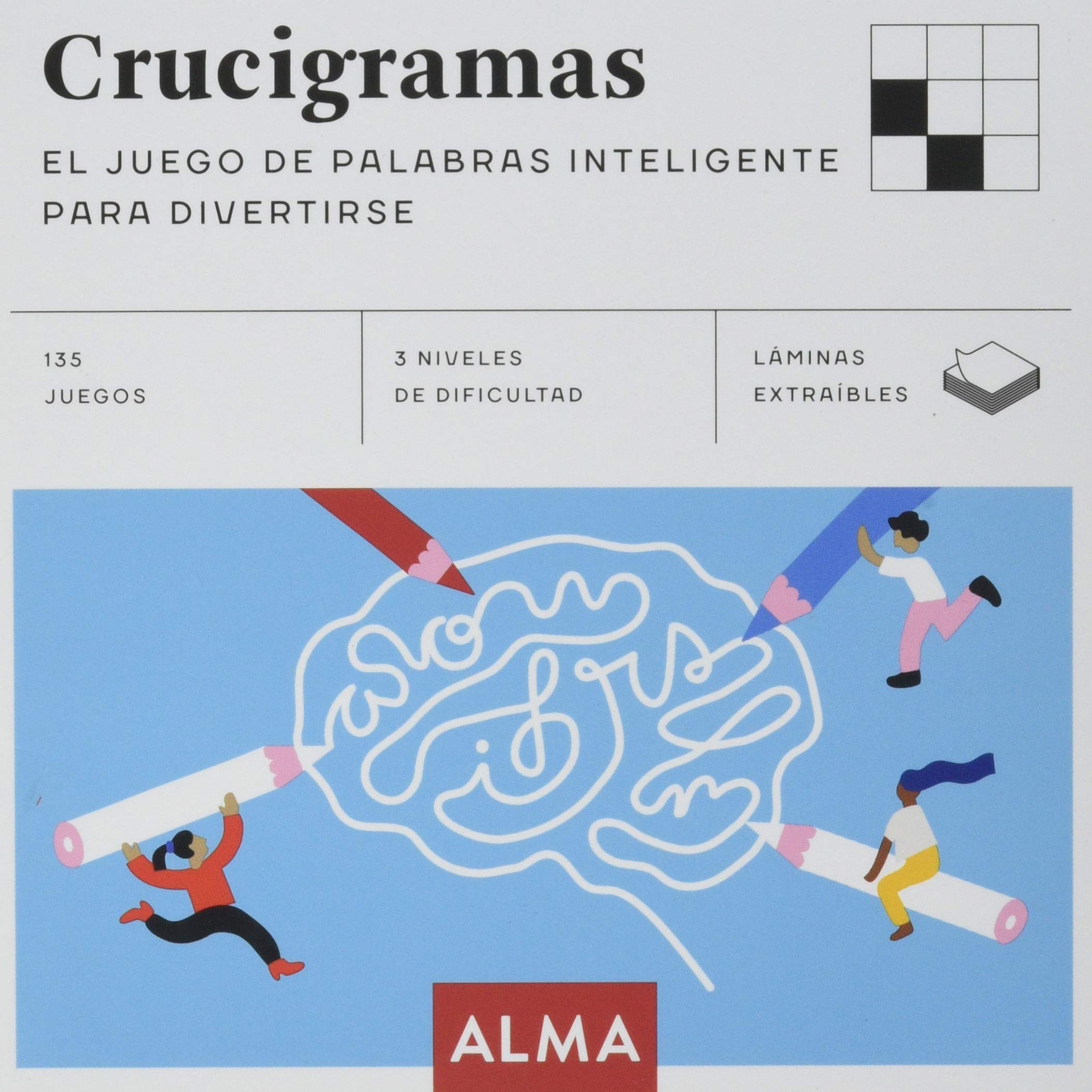 Crucigramas : el juego de palabras inteligente para divertirse Books