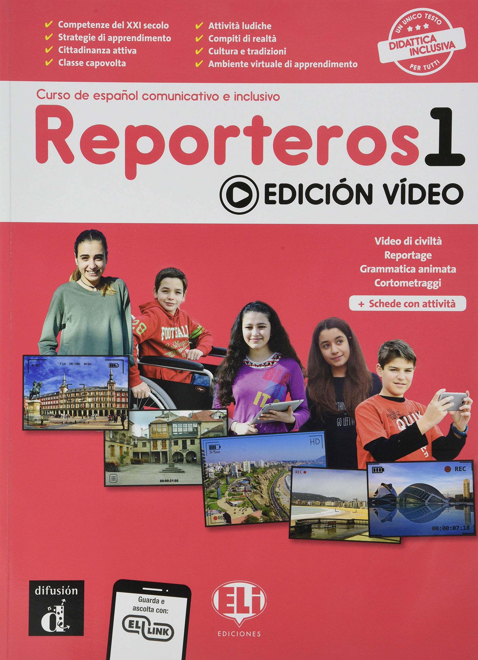 Reporteros. Edicion video. Per la Scuola media. Con e-book. Con espansione online (Vol. 1) book