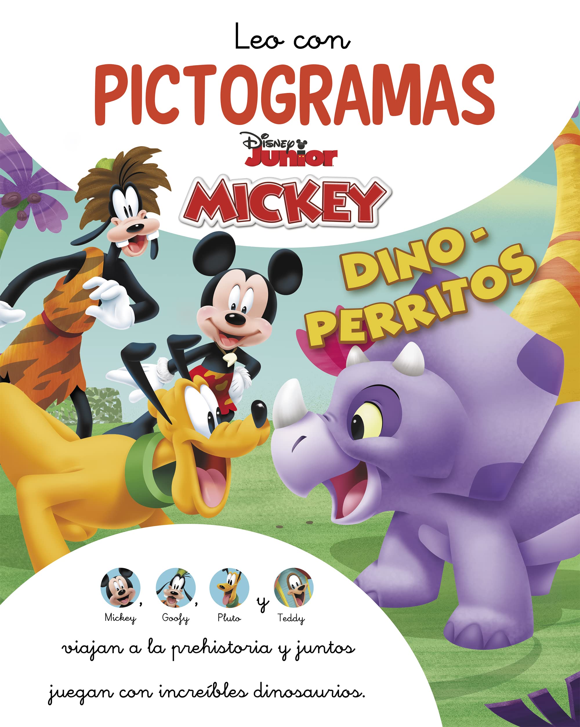Mickey Mouse Funhouse. Leo con pictogramas. Dino-Perritos (Disney. Lectoescritura) book
