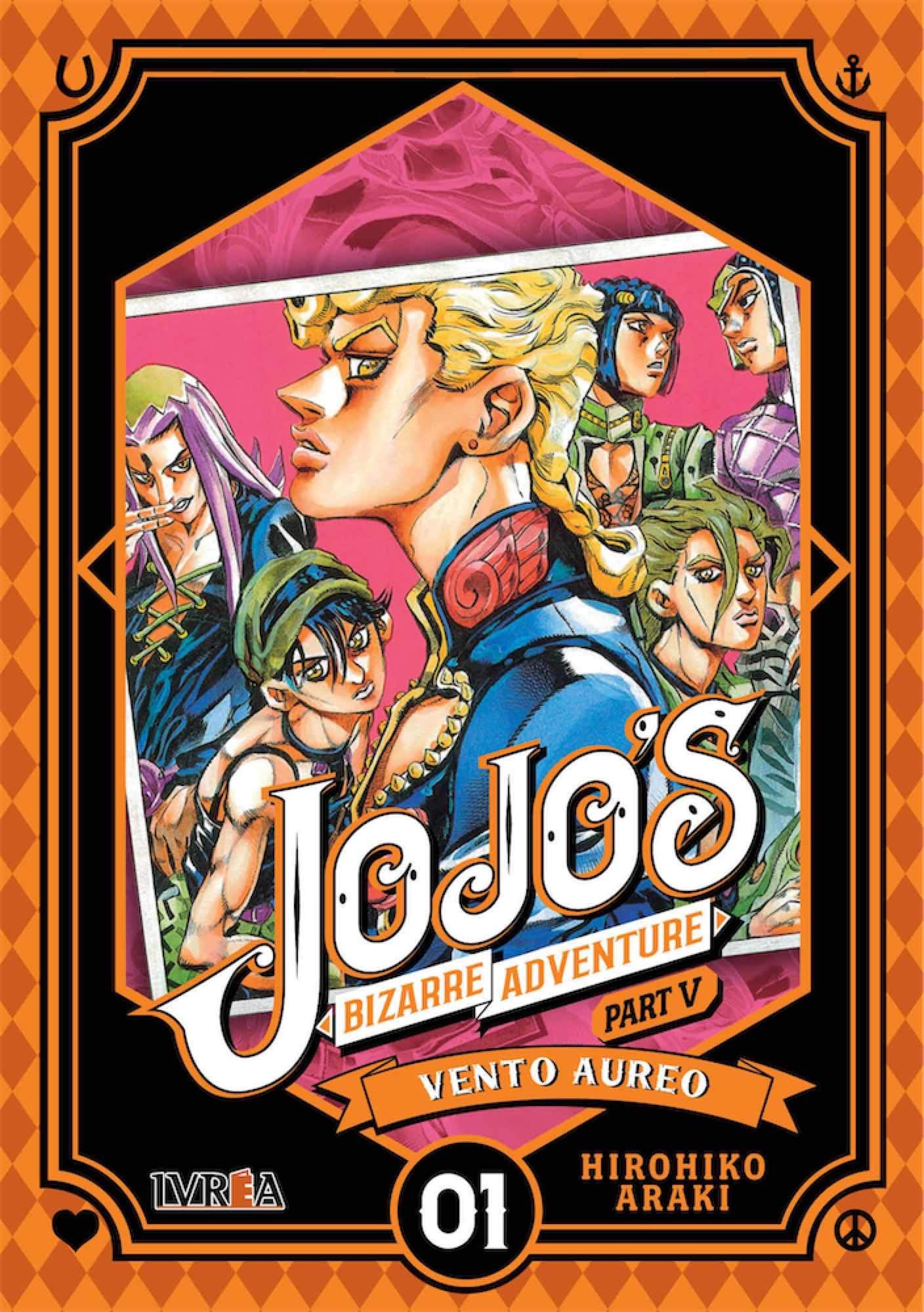 JOJO´S BIZARRE ADVENTURE PART V VENTO AUREO book