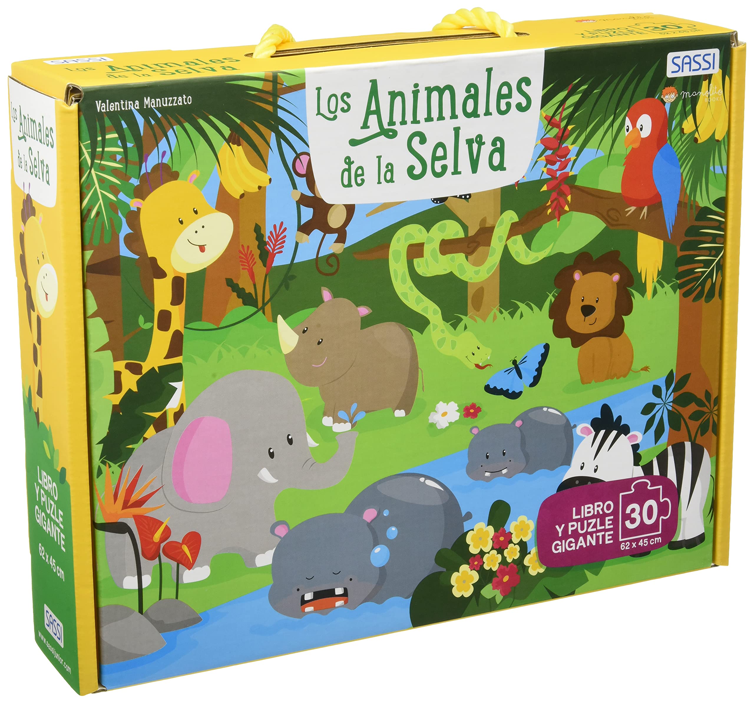 Los Animales De La Selva (30 Piezas) Tiptoi & Games