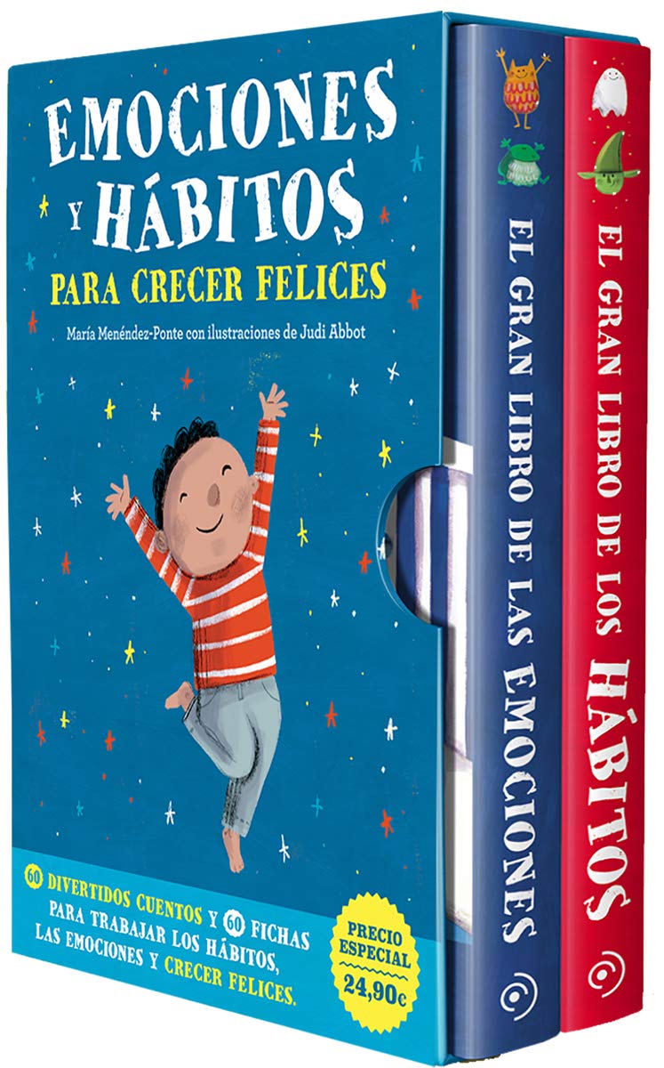 Estuche regalo Emociones y hábitos para crecer felices book