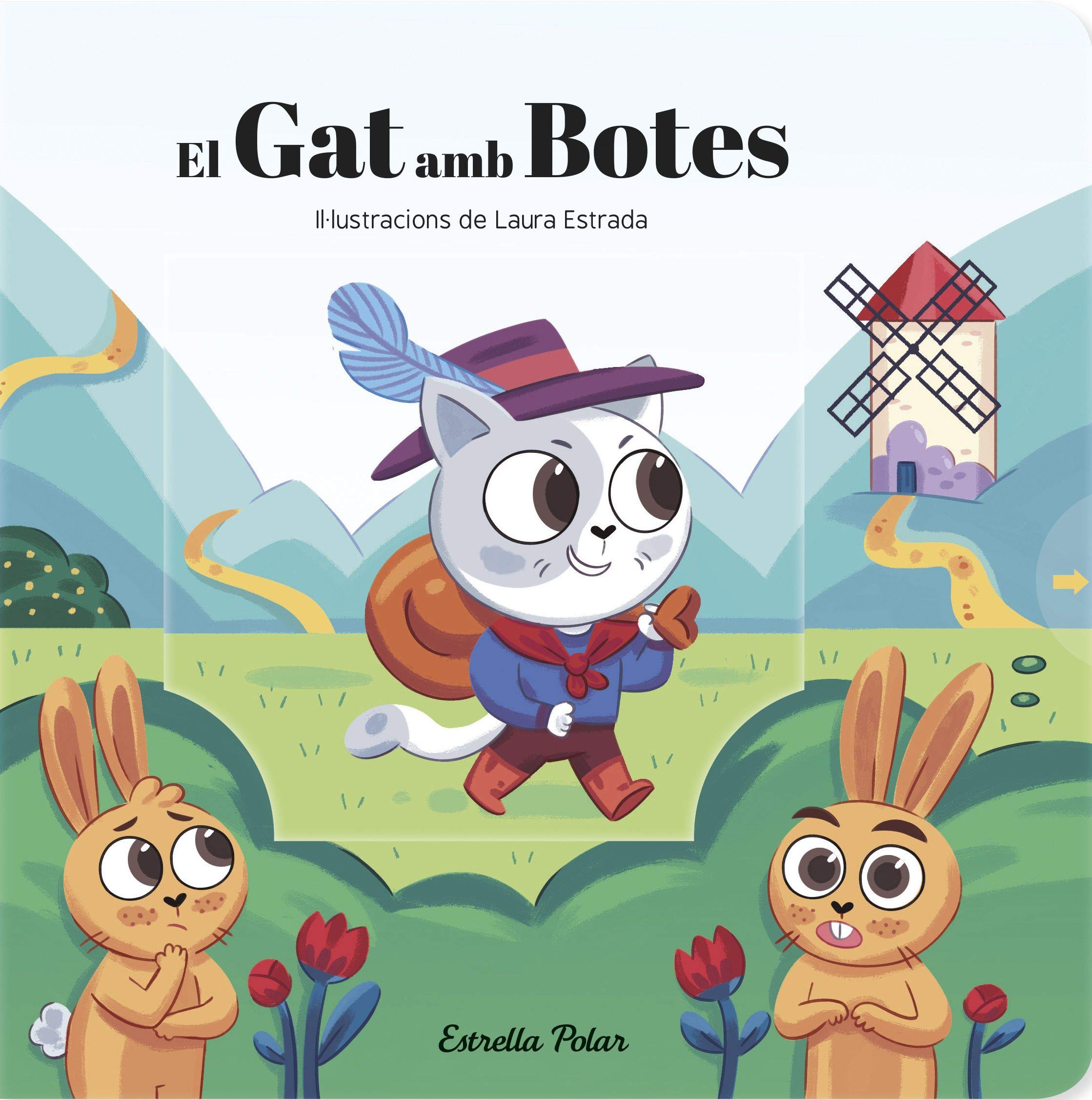 El Gat amb Botes. Conte amb mecanismes: Il·lustracions de Laura Estrada book