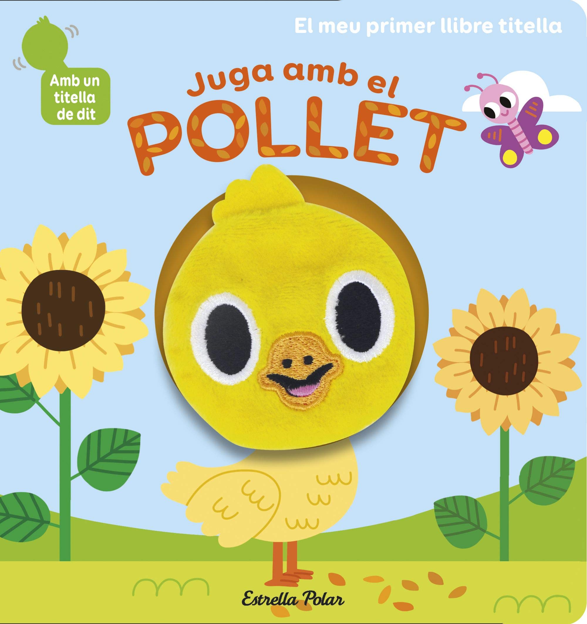 Juga amb el pollet. Llibre titella book