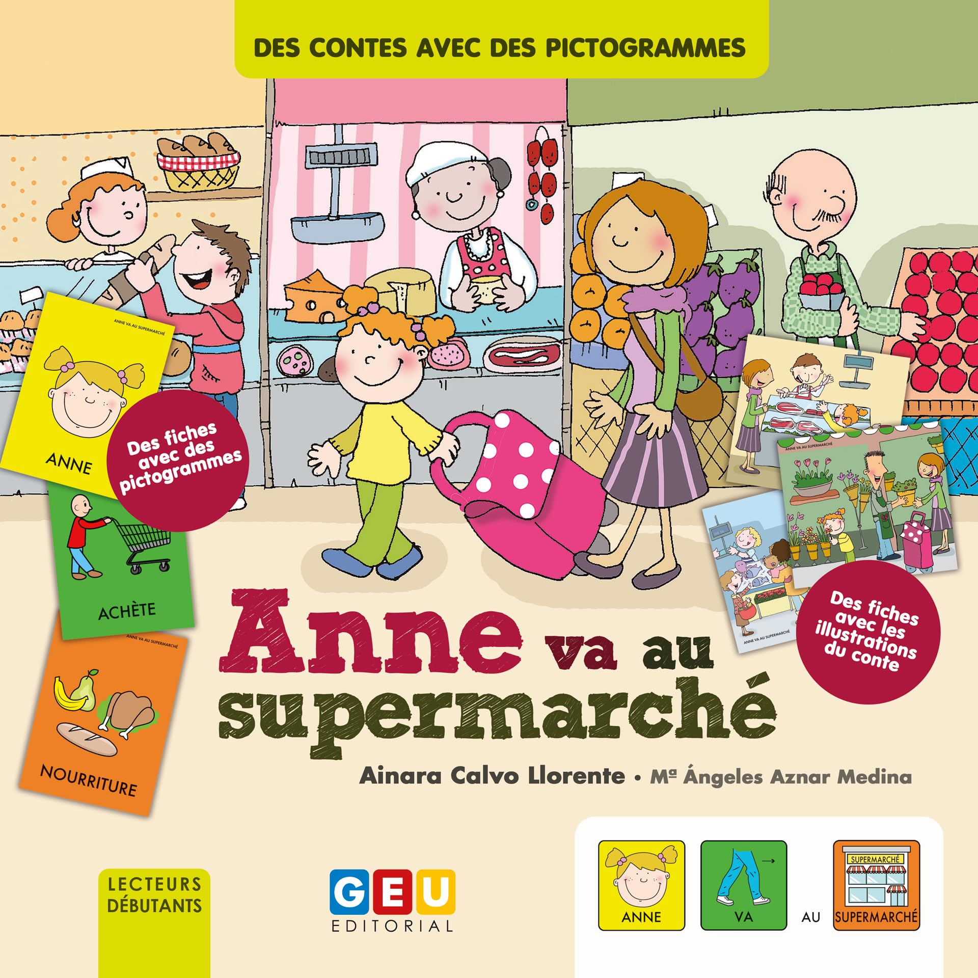 ANNE VA AU SUPERMARCHÉ book