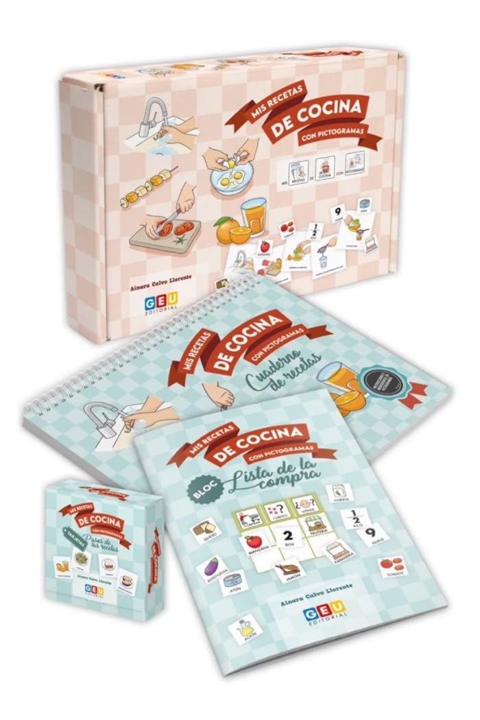 MIS RECETAS DE COCINA CON PICTOGRAMAS Children's books