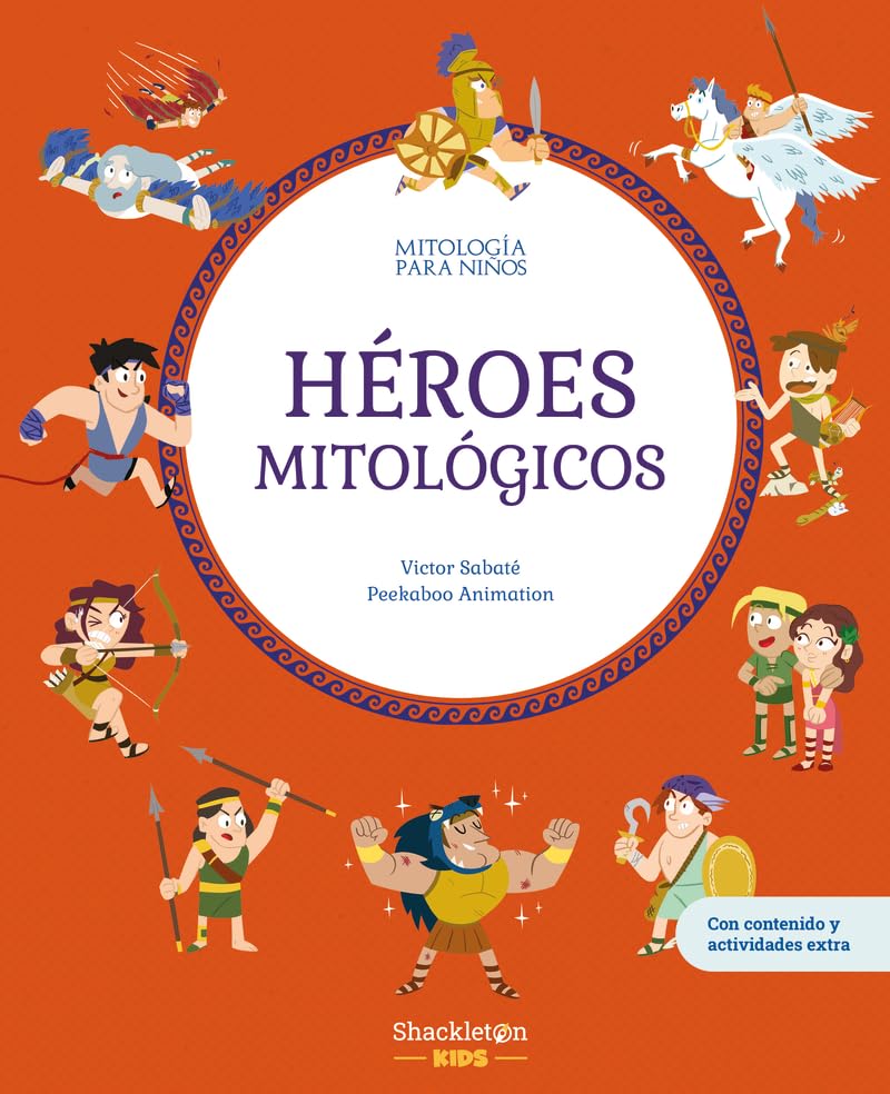 Héroes mitológicos: Libro infantil con juegos y actividades extra | Descubre el maravilloso mundo de la mitología griega, en una colección de divertidos libros infantiles book