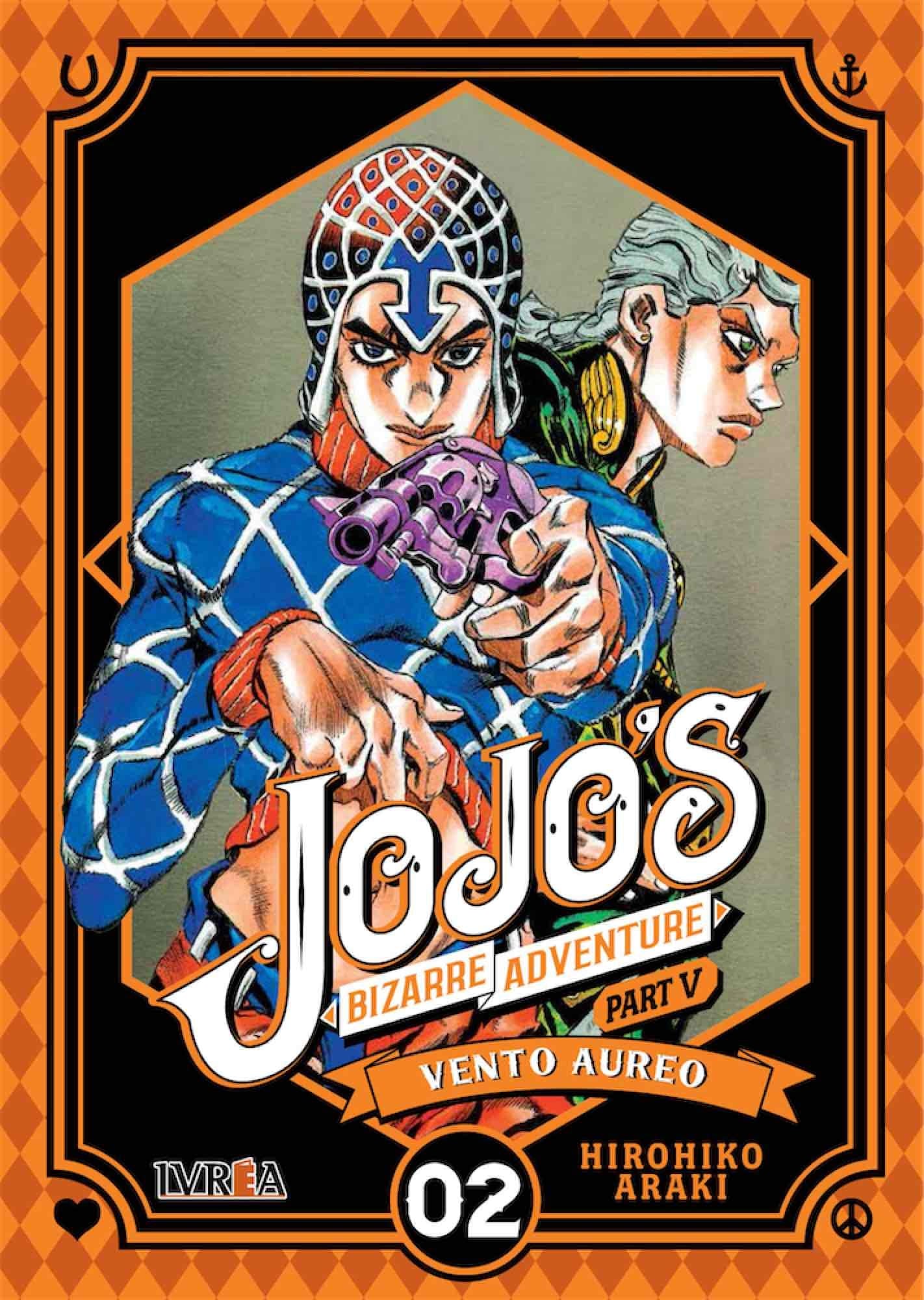 Jojo´s bizarre Adventure Part V Vento Aureo book