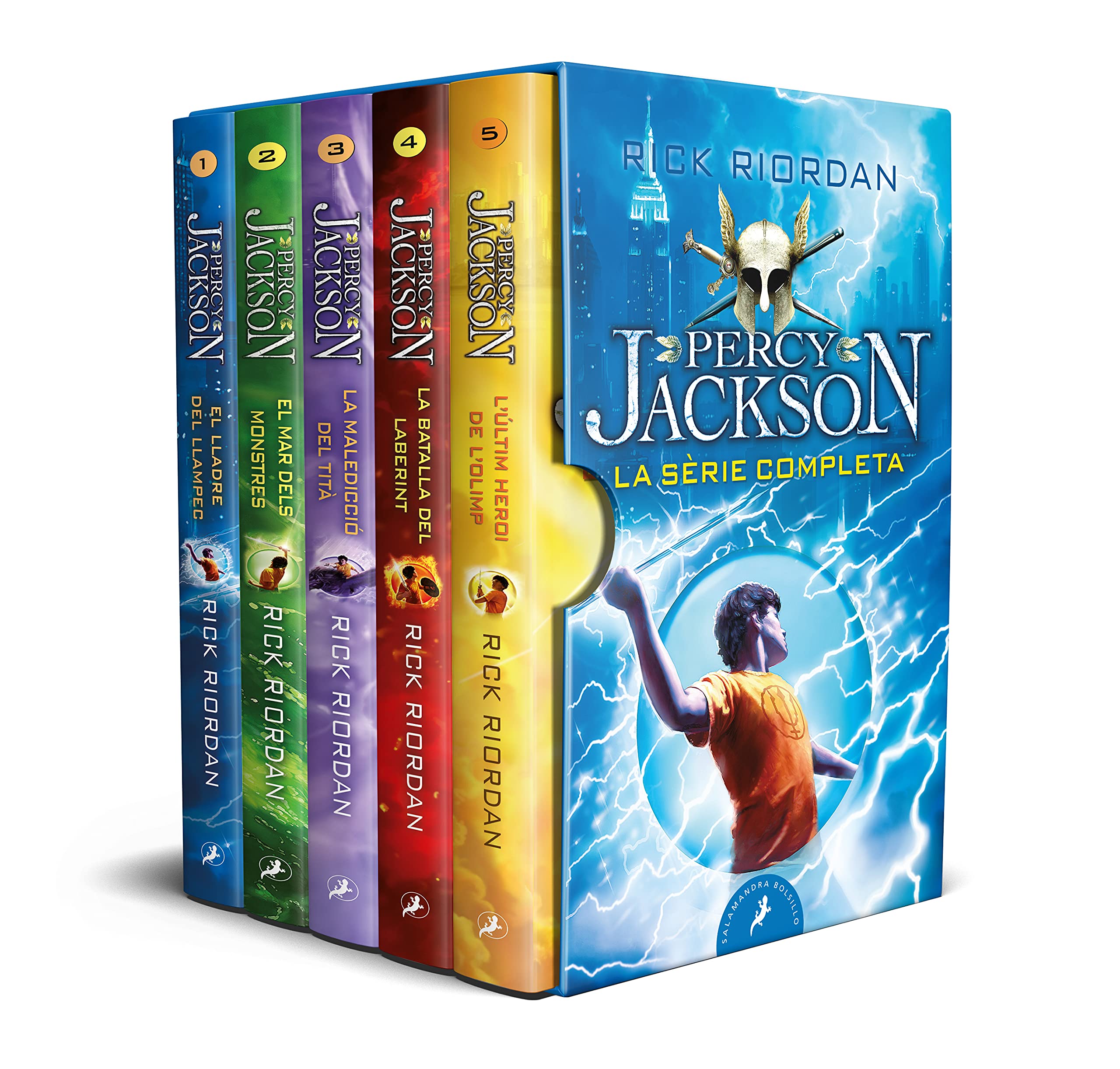 Percy Jackson i els déus de l'Olimp - La sèrie completa: (pack amb: El lladre del llampec | El mar dels monstres | La maledicció del tità | La batalla del laberint | L'últim heroi de l'Olimp) book