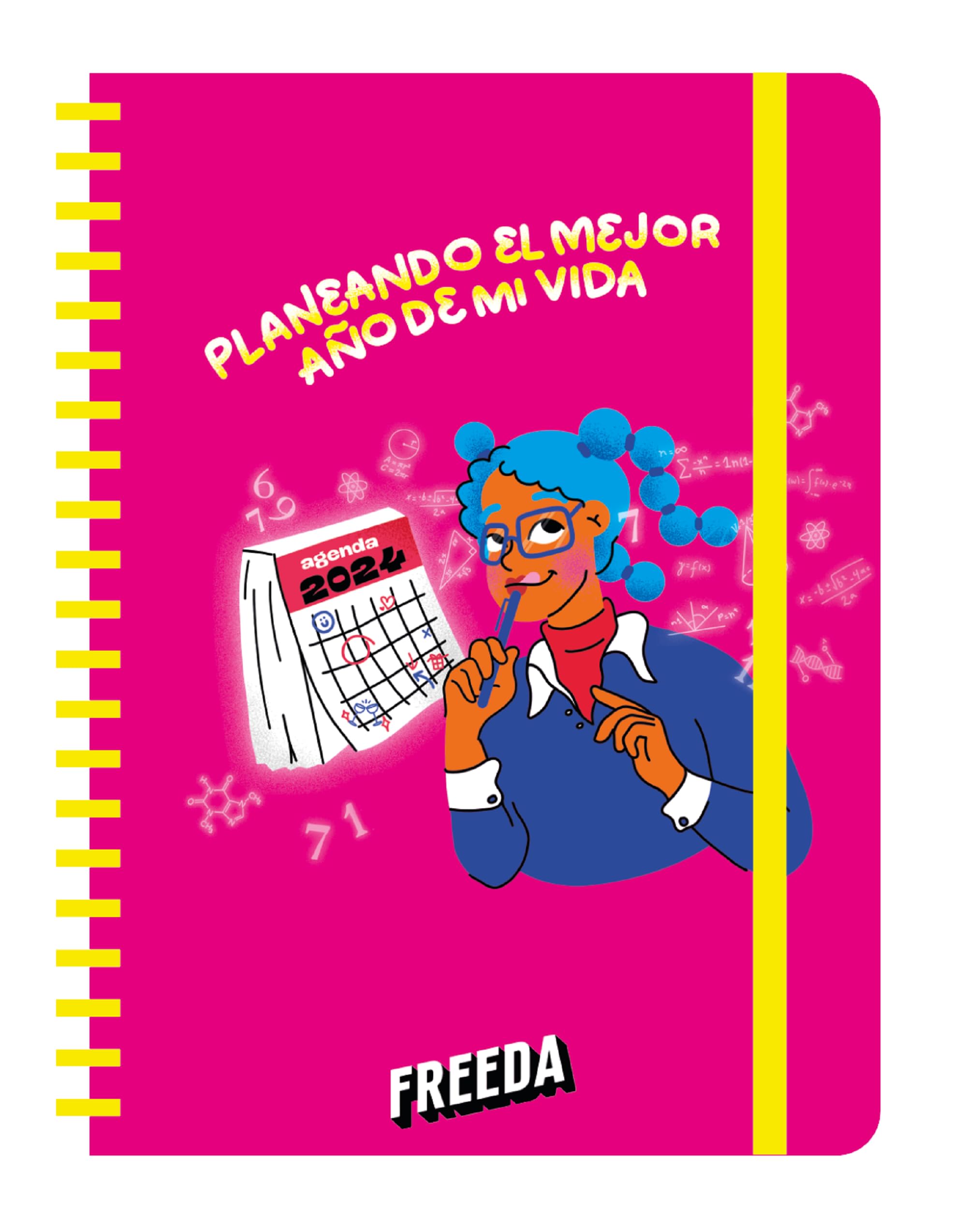 Agenda anual semanal 2024 Freeda book
