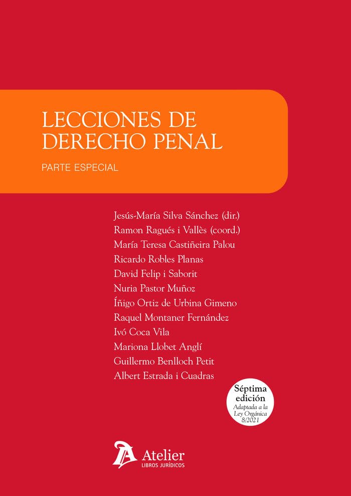Lecciones de derecho penal. Parte especial.: 7ª edición book