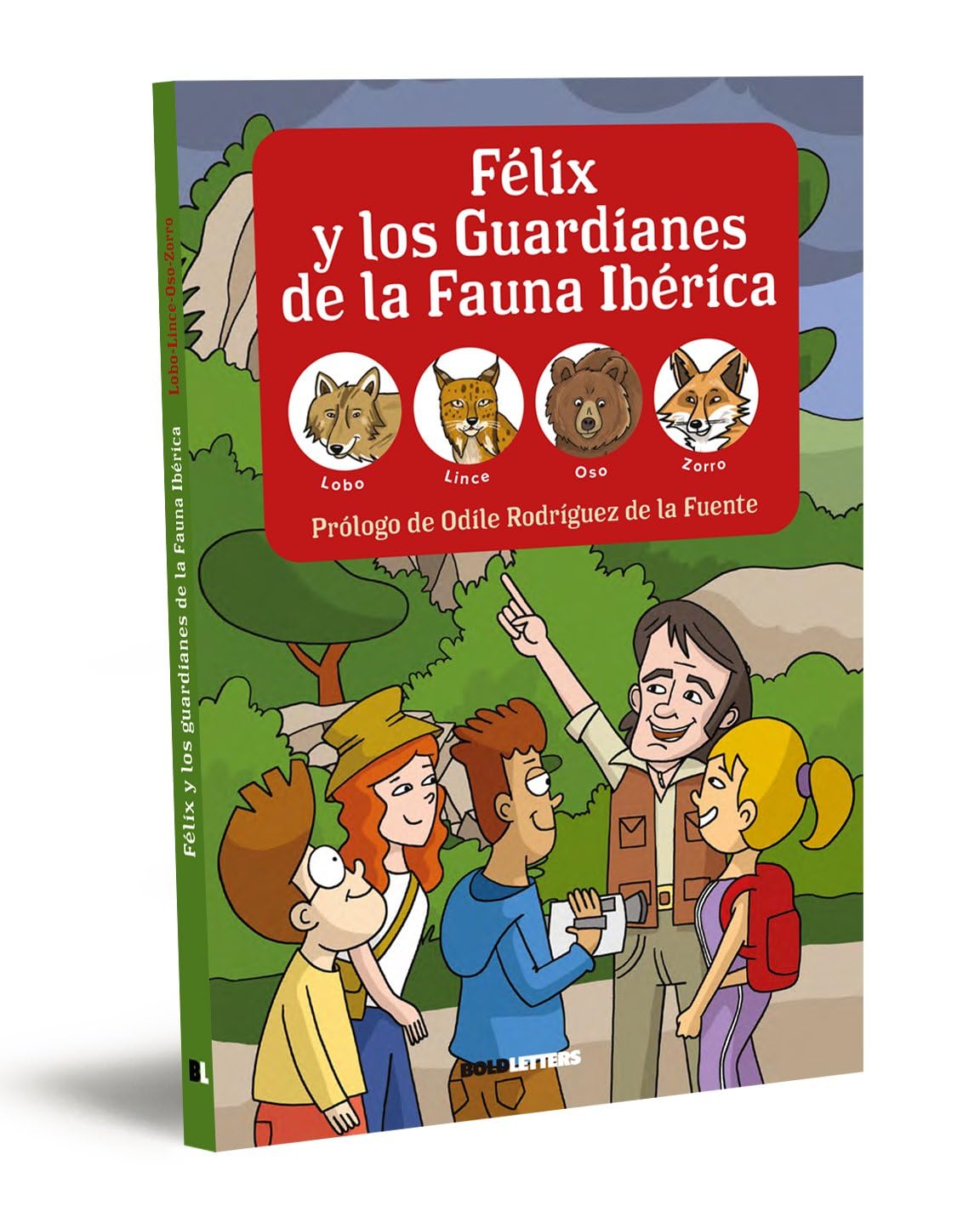 Félix y los guardianes de la fauna ibérica. Lobo, Lince, Oso y Zorro Natural Sciences