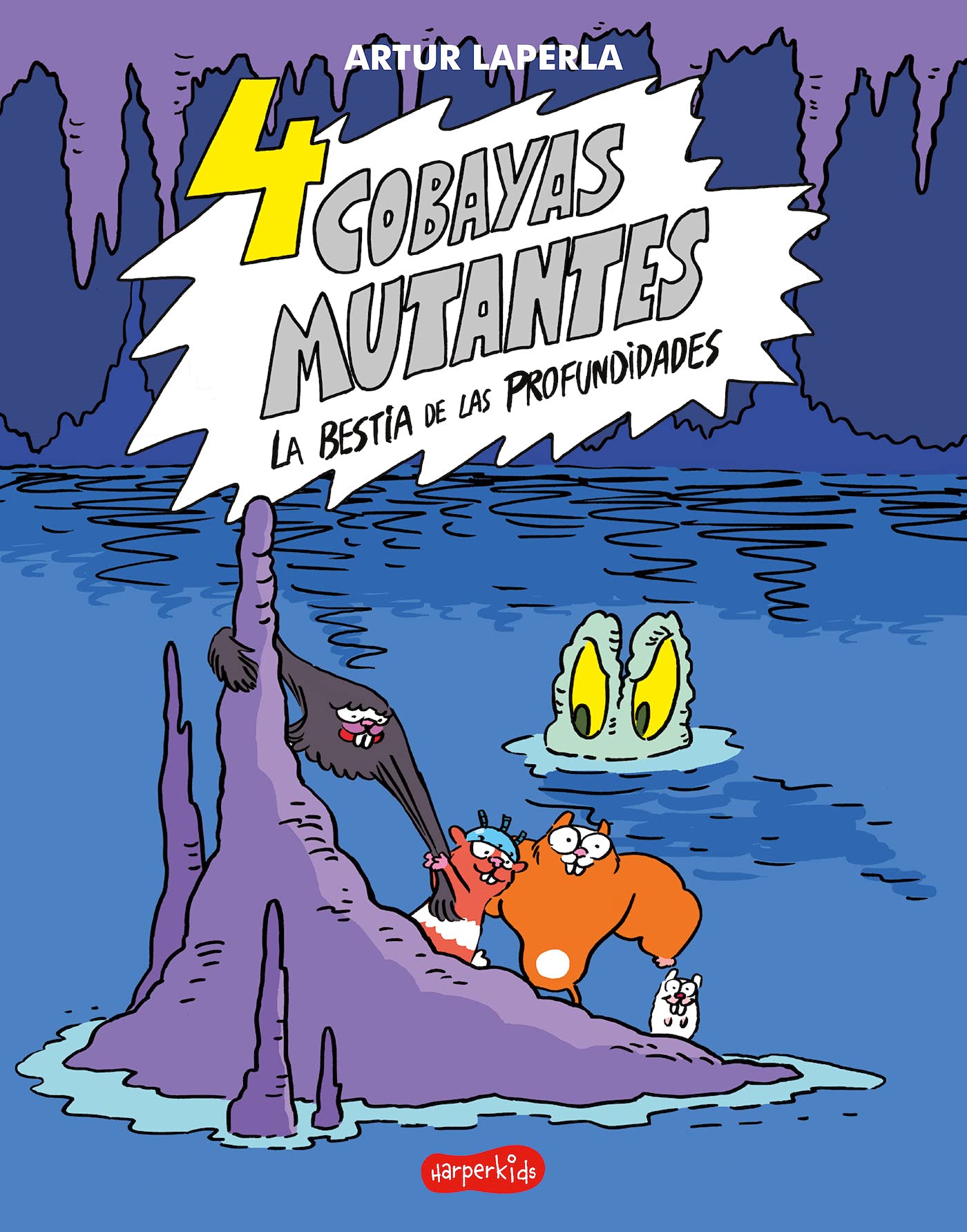 4 Cobayas Mutantes. La Bestia de Las Profundidades Manga