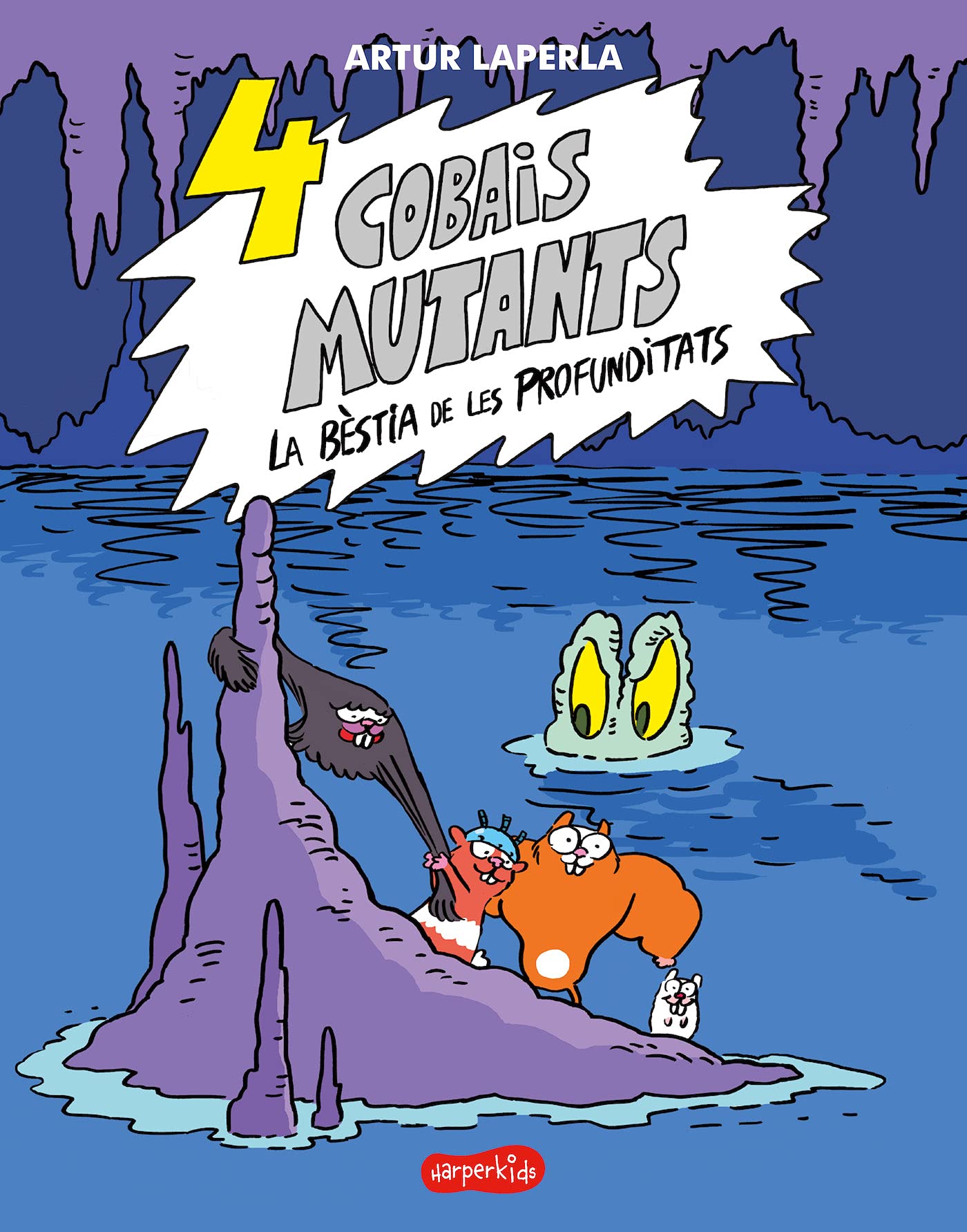 4 cobais mutants. La bèstia de les profunditats book