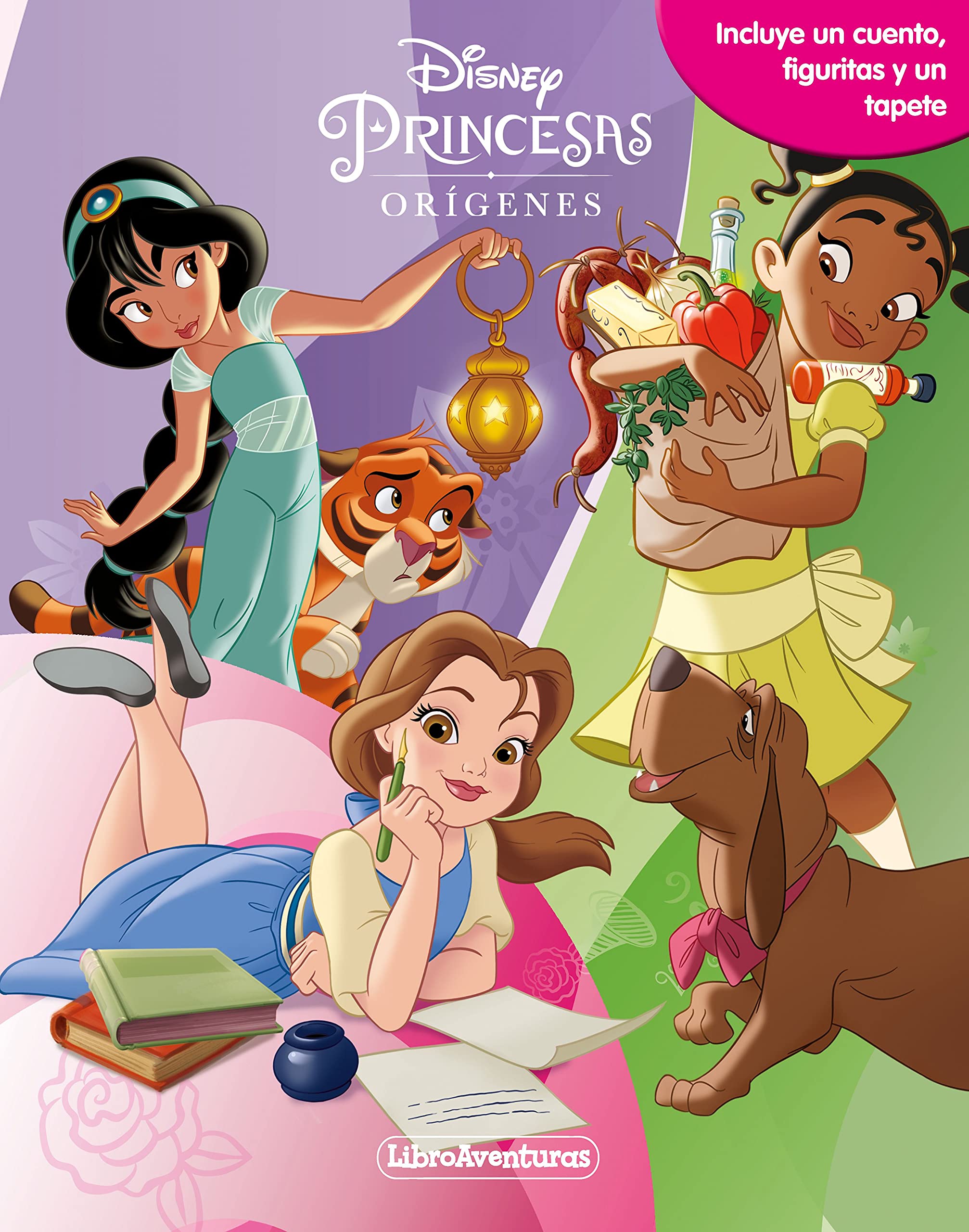 Princesas. Los Orígenes. Libroaventuras: Incluye un cuento, figuritas y un tapete book