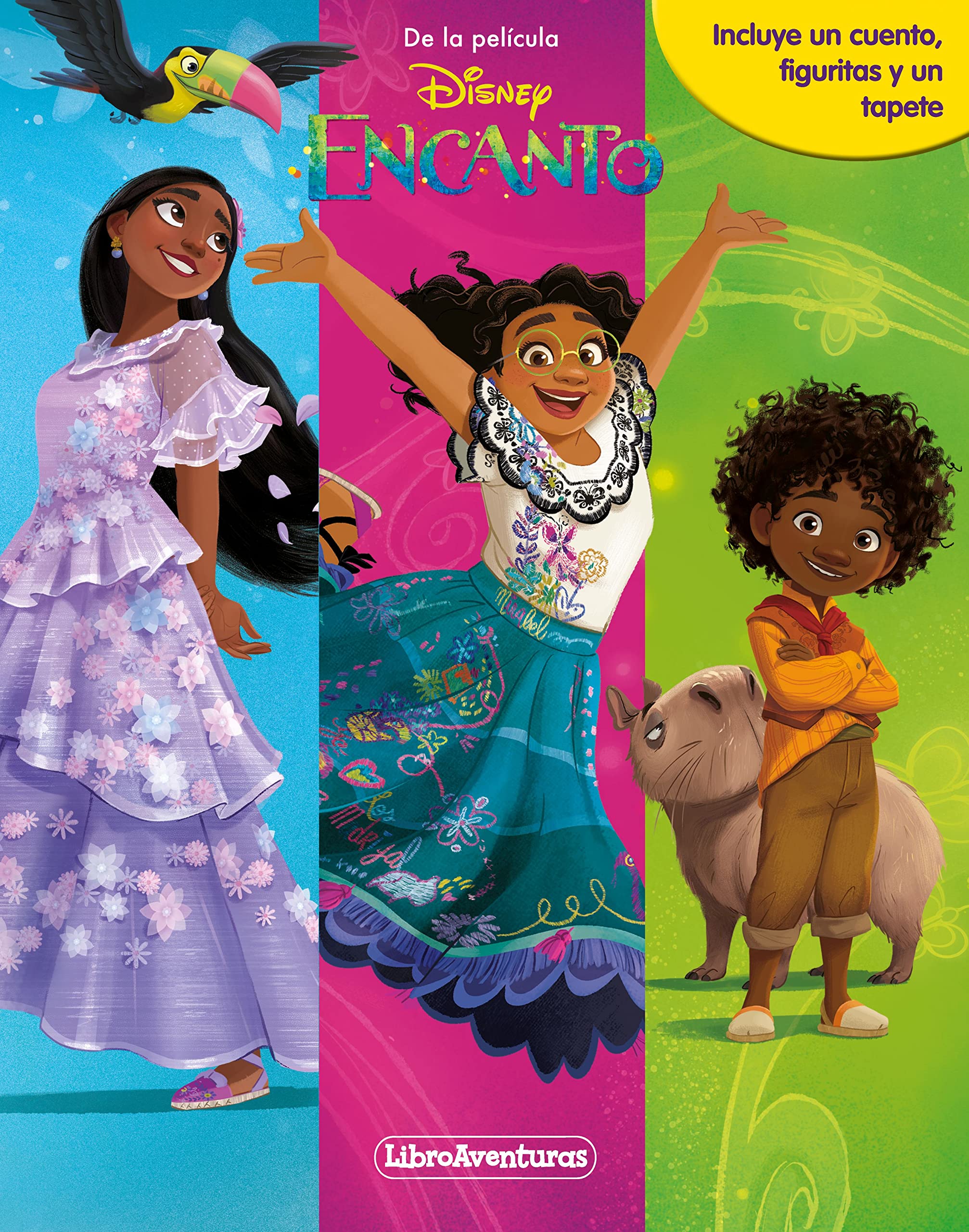 Encanto. Libroaventuras: Incluye un cuento, figuritas y un tapete book