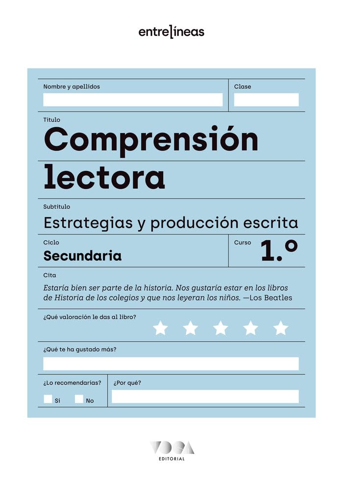 Entrelíneas 1. Comprensión lectora, estrategias y producción escrita book
