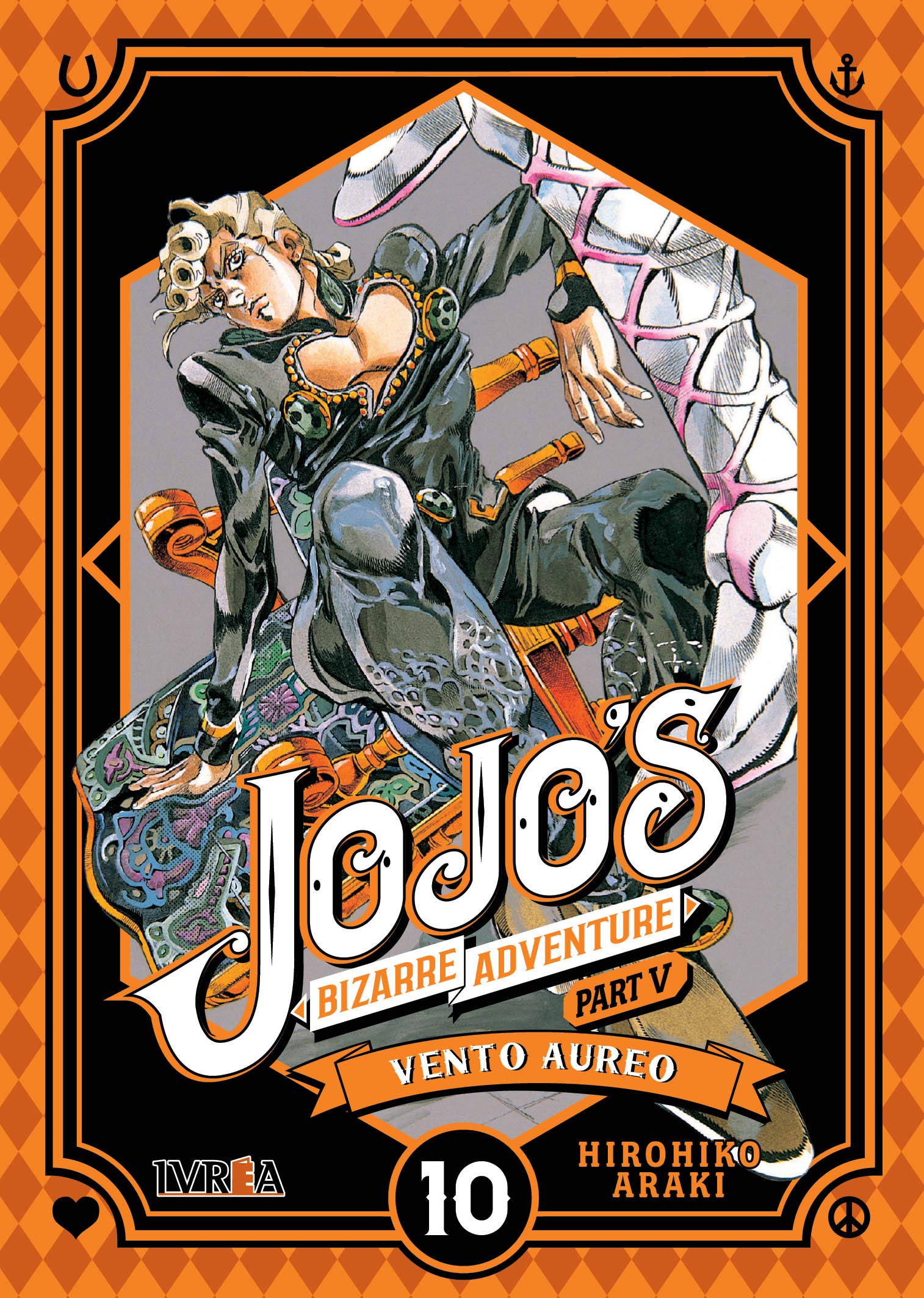 Jojo's Bizzarre Adventure Parte 5: Vento Aureo 10 Manga