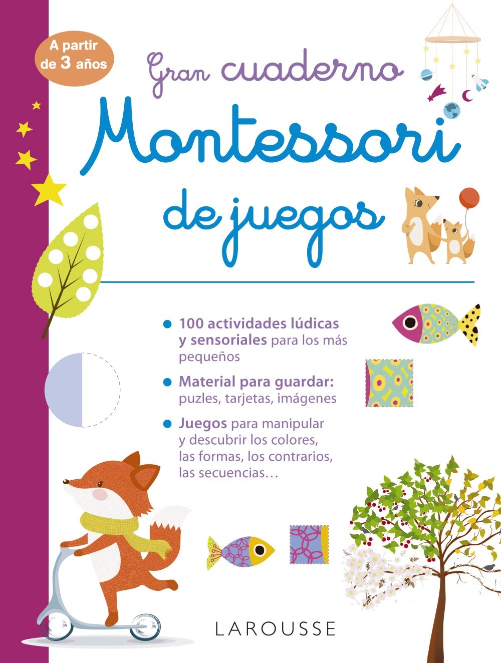 Gran cuaderno Montessori de juegos (LAROUSSE - Infantil / Juvenil - Castellano - A partir de 3 años) Non-fiction