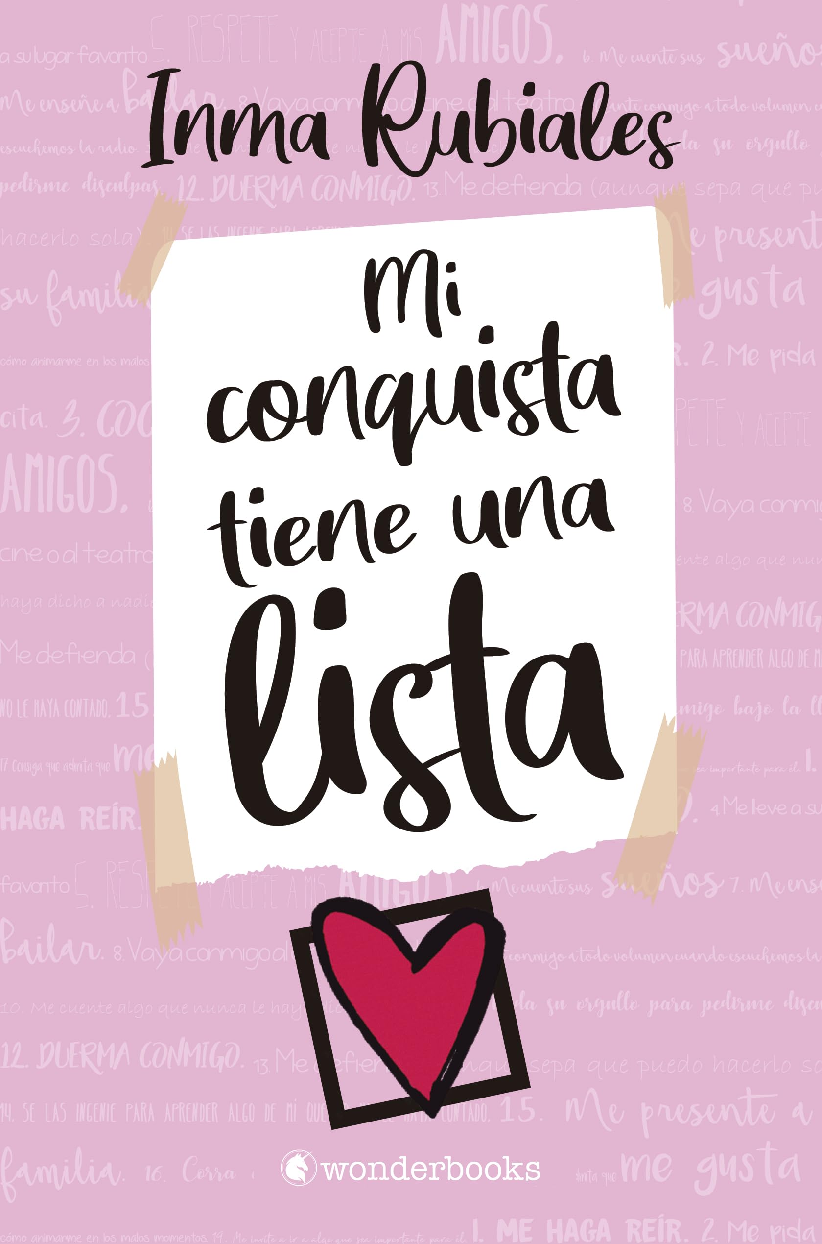 Mi conquista tiene una lista book