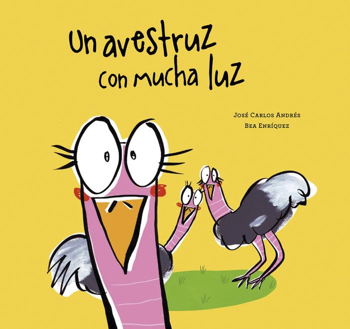 Un avestruz con mucha luz book