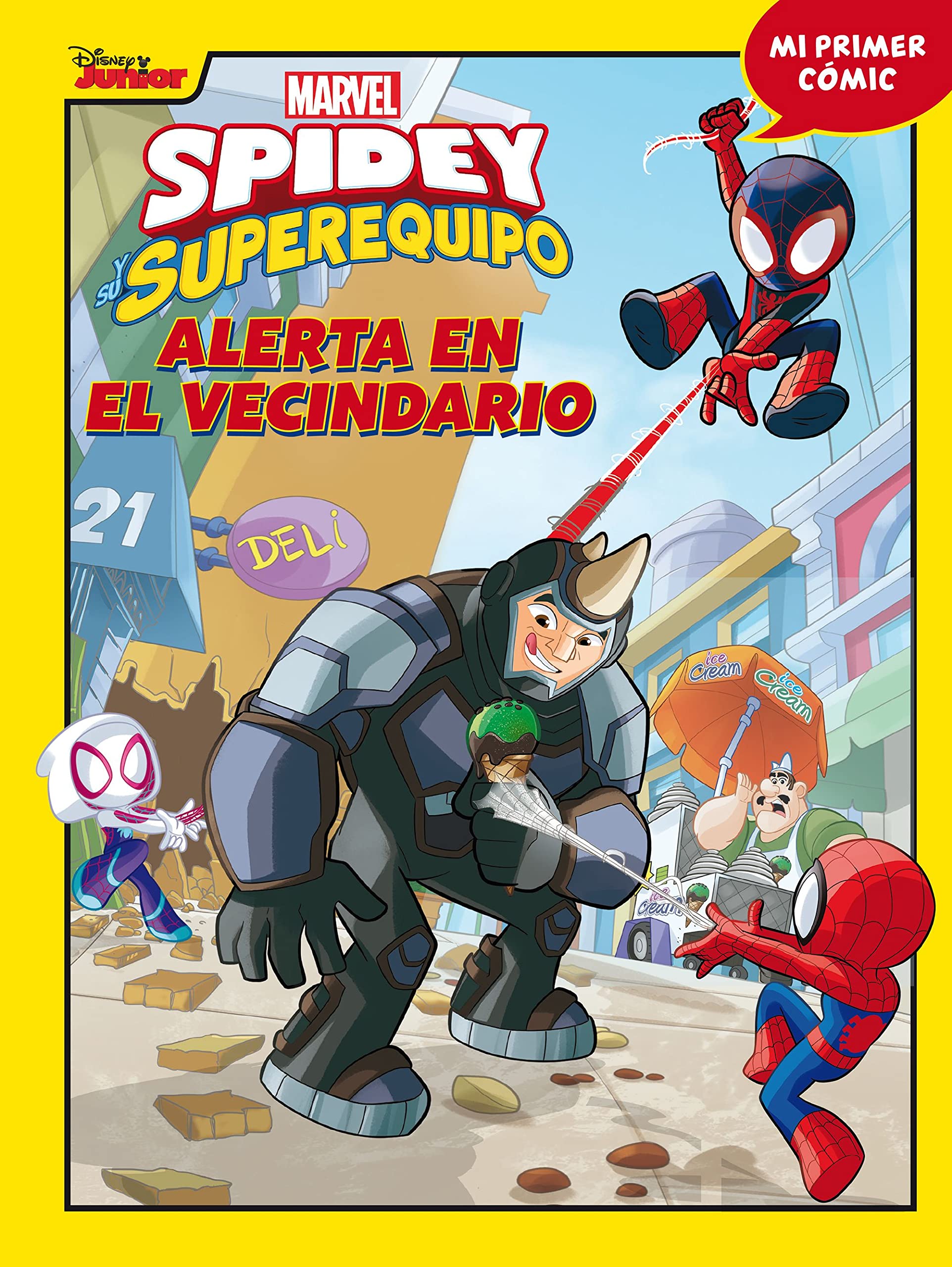 Spidey y su superequipo. Alerta en el vecindario: Mi primer cómic 4 Manga