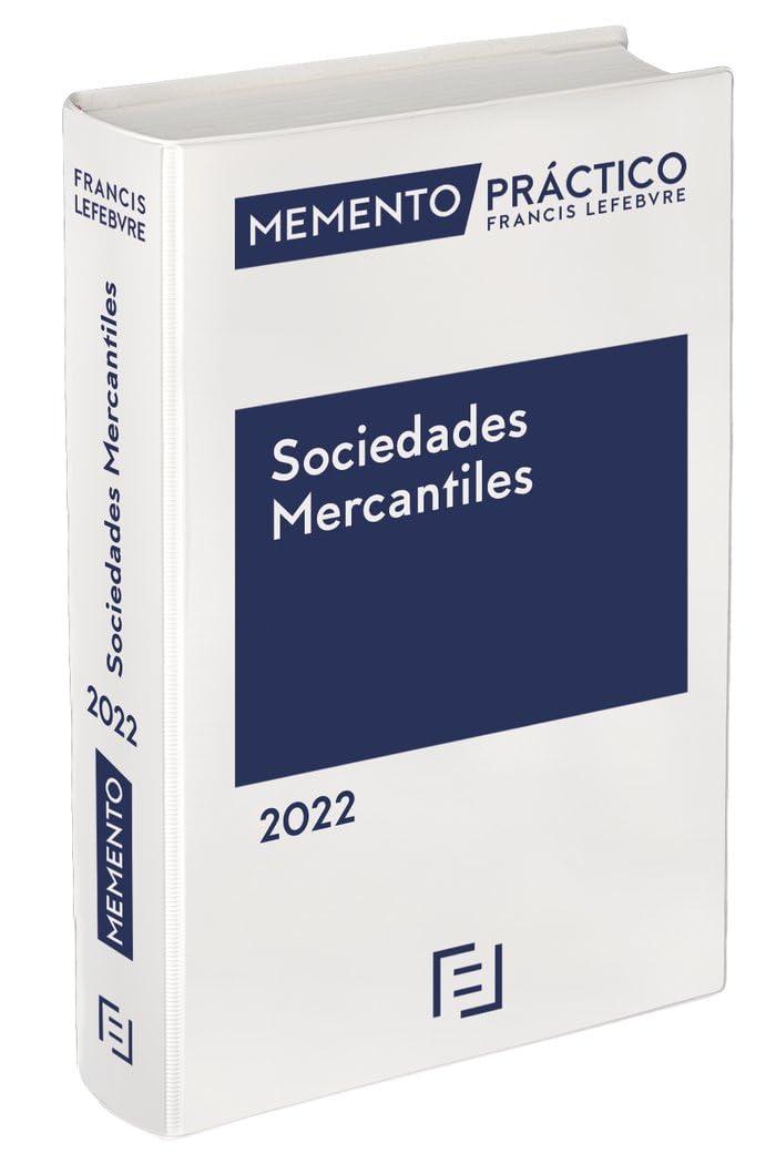 Memento Sociedades Mercantiles 2022 book