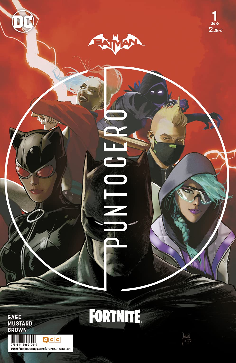 Batman/Fortnite: Punto cero núm. 01 de 6 (Batman/Fortnite: Punto cero (O.C.)) Superheroes