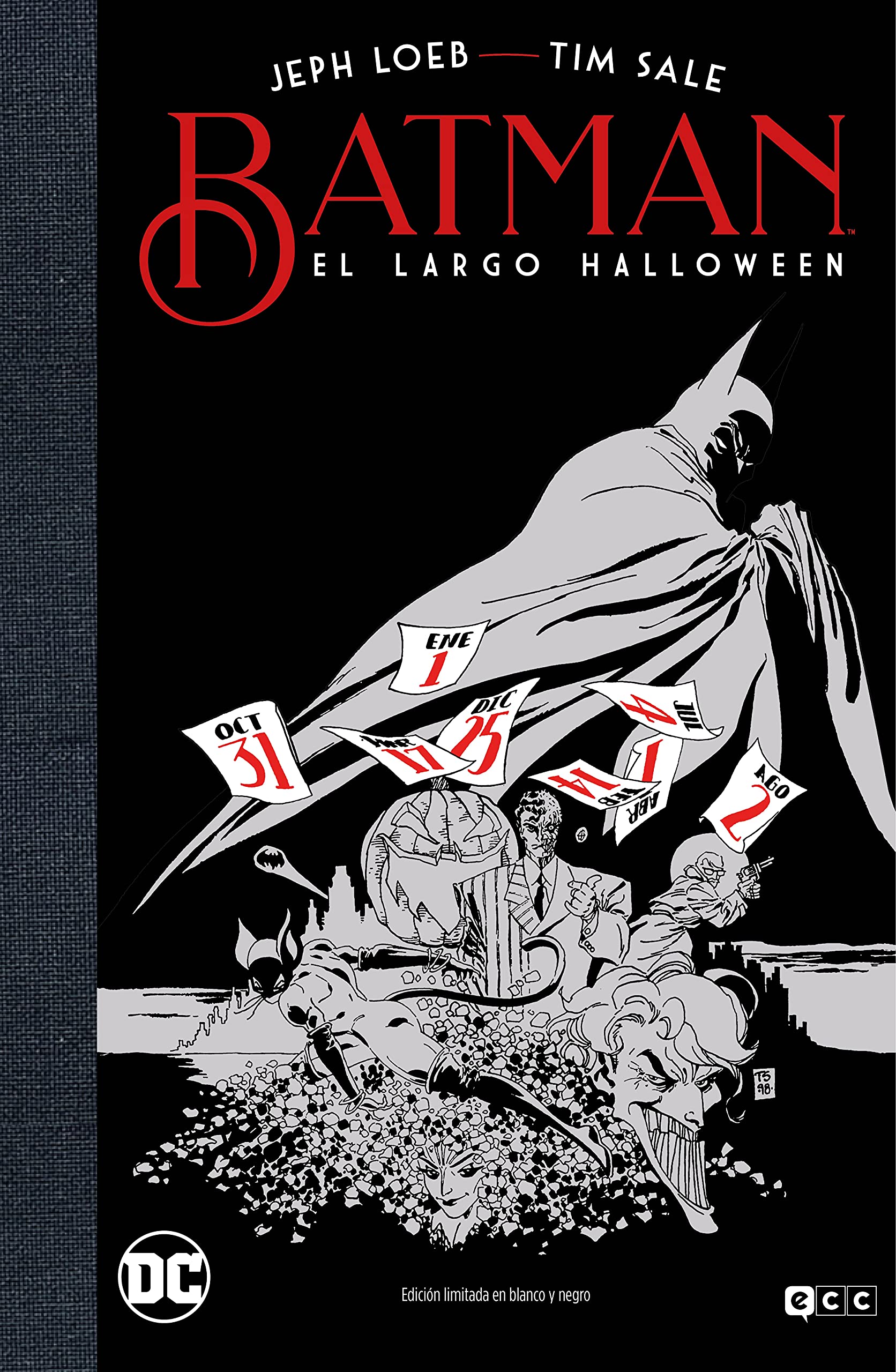 Batman: El largo Halloween - Edición Deluxe limitada blanco y negro book