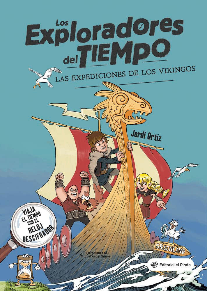 Las expediciones de los vikingos: Con un reloj descifrador para los mensajes ocultos - Descubre los vikingos - Libros para niños y niñas a partir de 10 años. (Los Exploradores del Tiempo, Band 2) Manga