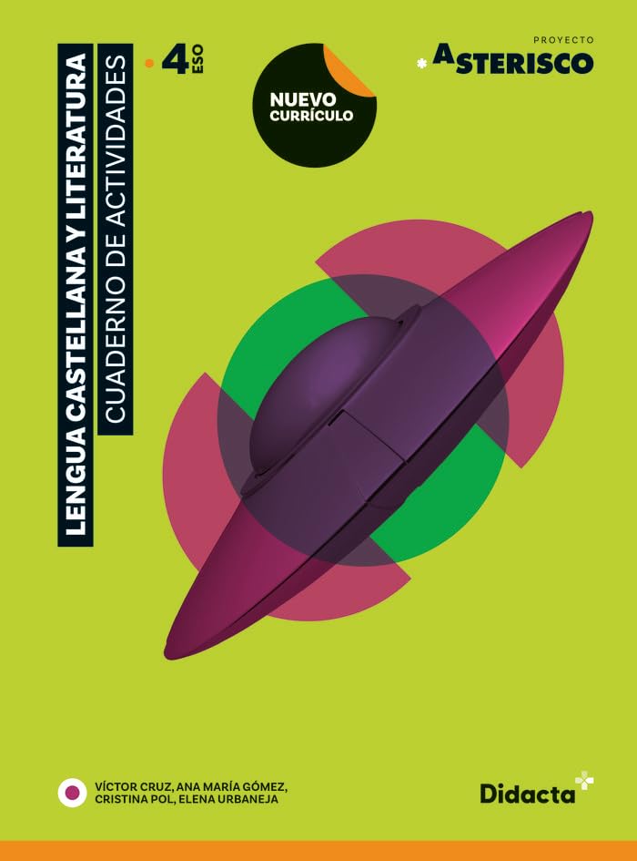 Asterisco 4. Cuaderno de actividades (Nueva edición 2023) Non-fiction