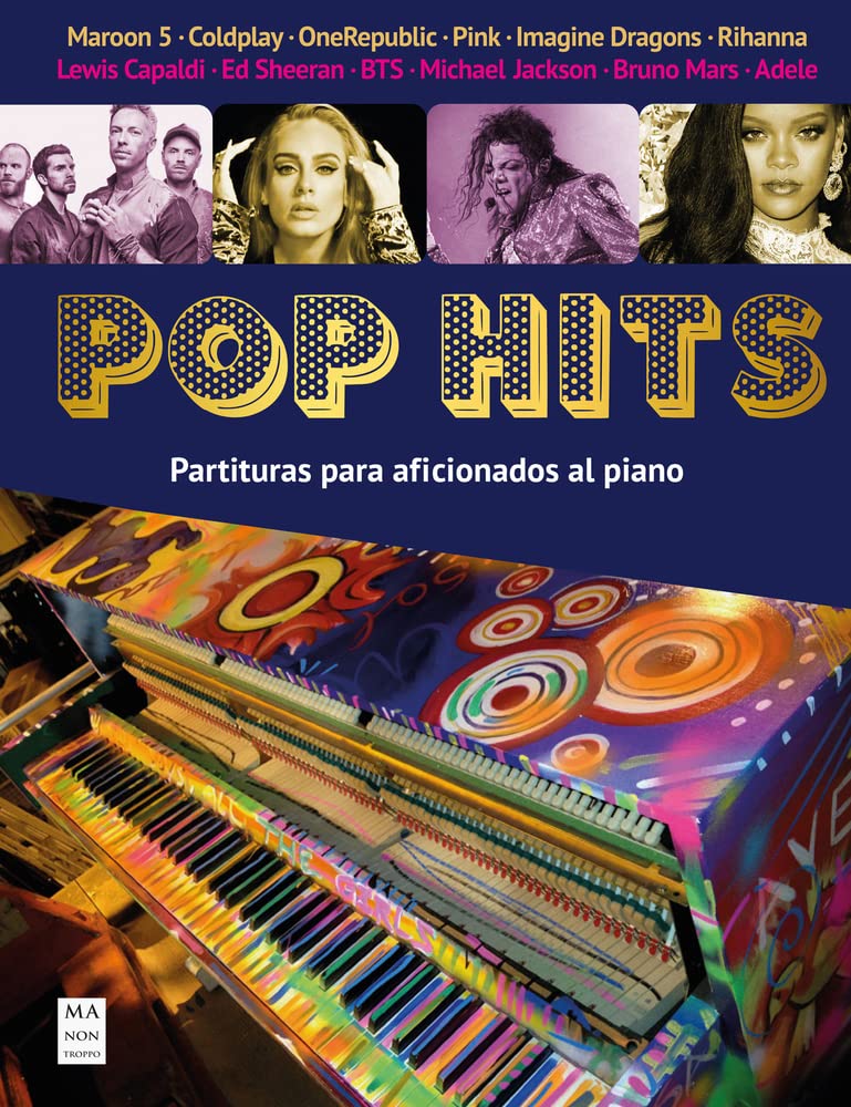 Pop hits: Partituras para aficionados al piano book