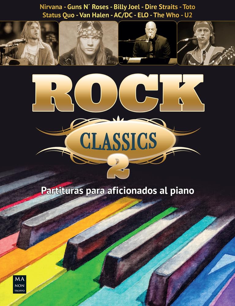 Rock Classics 2: Partituras para aficionados al piano / Sheet Music for Piano Fans book