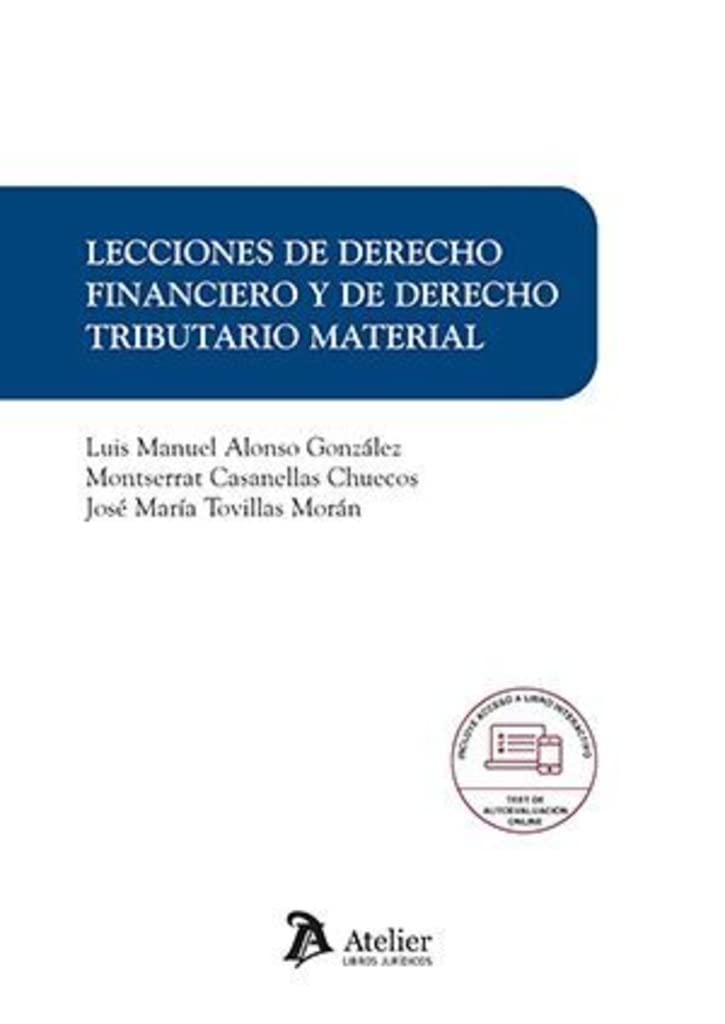 Lecciones de Derecho financiero y de Derecho tributario material book
