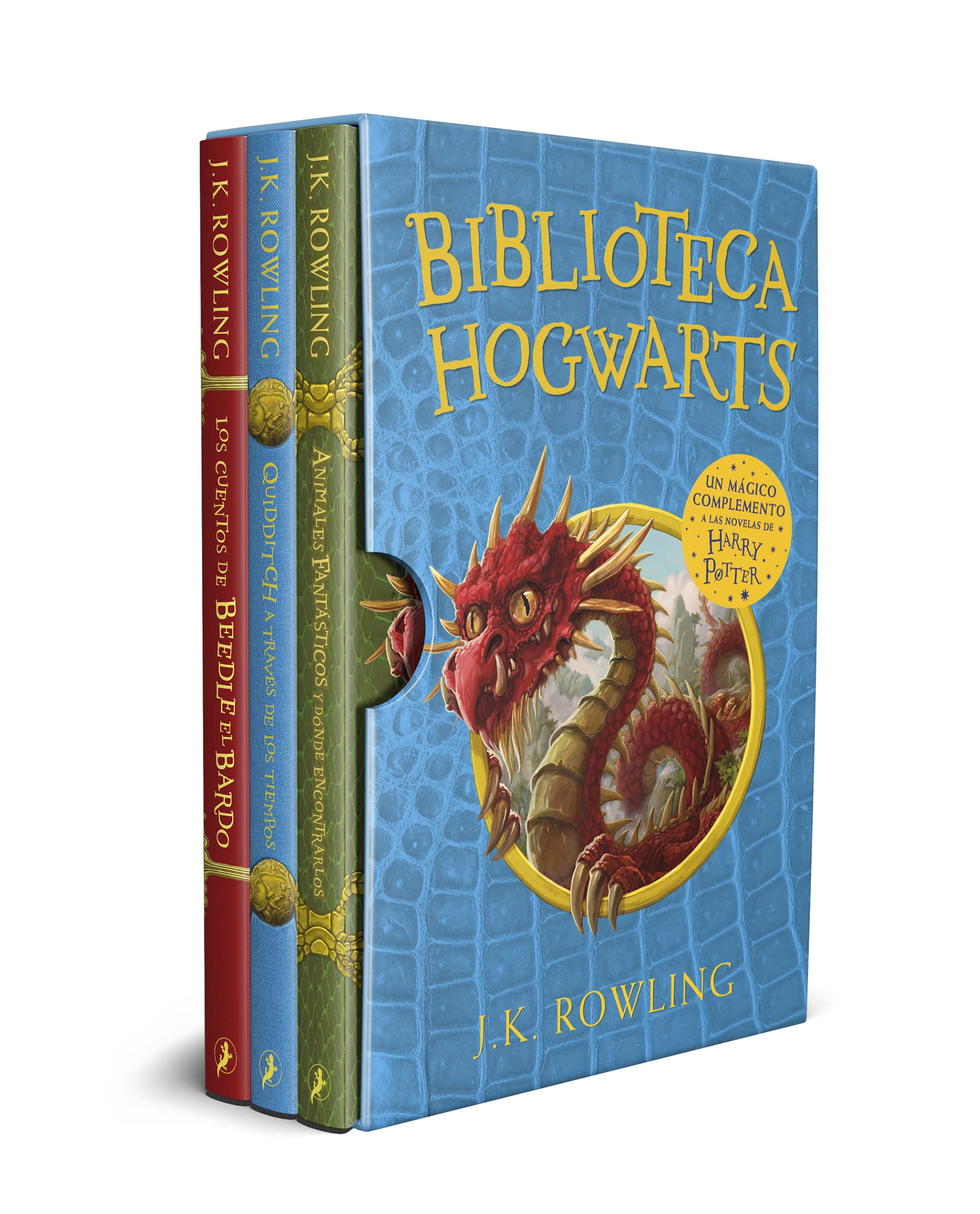Biblioteca Hogwarts: (edición estuche con: Animales fantásticos y dónde encontrarlos | El Quidditch a través de los tiempos | Los cuentos de Beedle el bardo) (Harry Potter) Novels & Short Stories