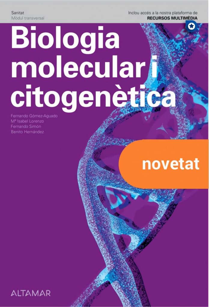 Biologia molecular i citogenètica (CFGS LABORATORI CLÍNIC I BIOMÈDIC) Books