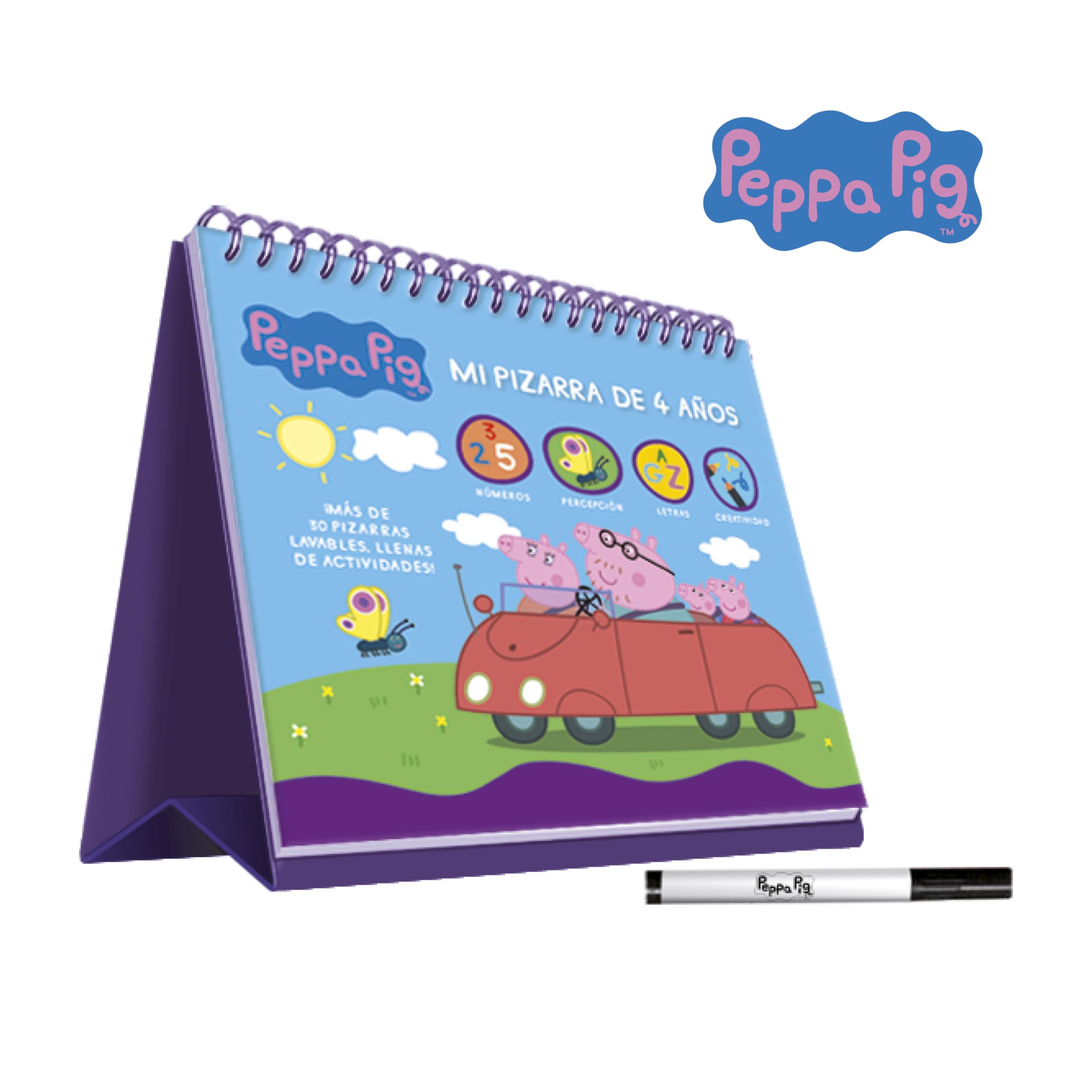 PEPPA PIG - MI PIZARRA DE 4 AÑOS book