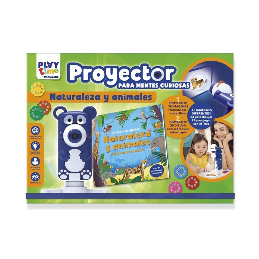 NATURALEZA Y ANIMALES PARA MENTES CURIOSAS - PROYECTOR book