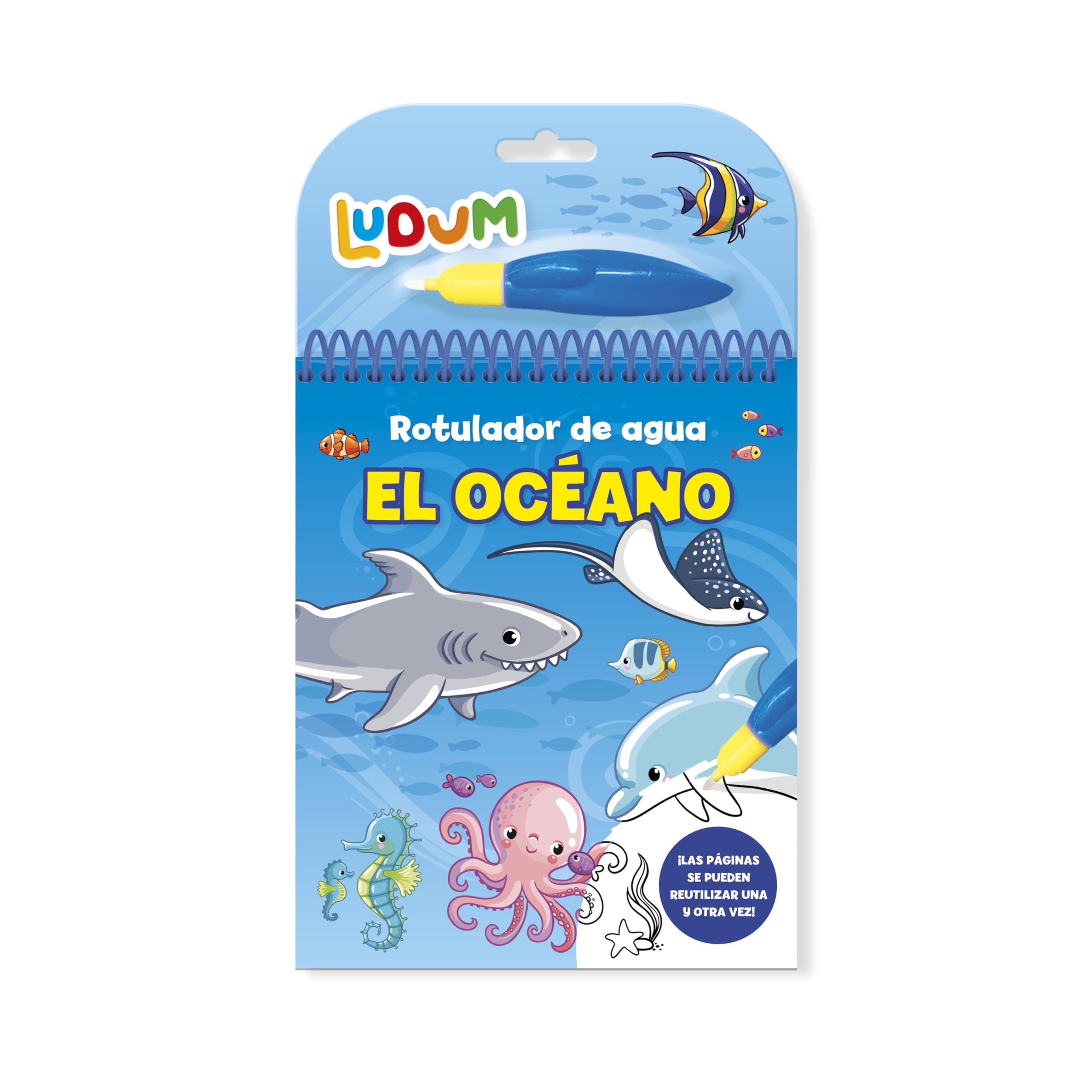 LUDUM - LIBRETA ROTULADOR DE AGUA - EL OCEANO book