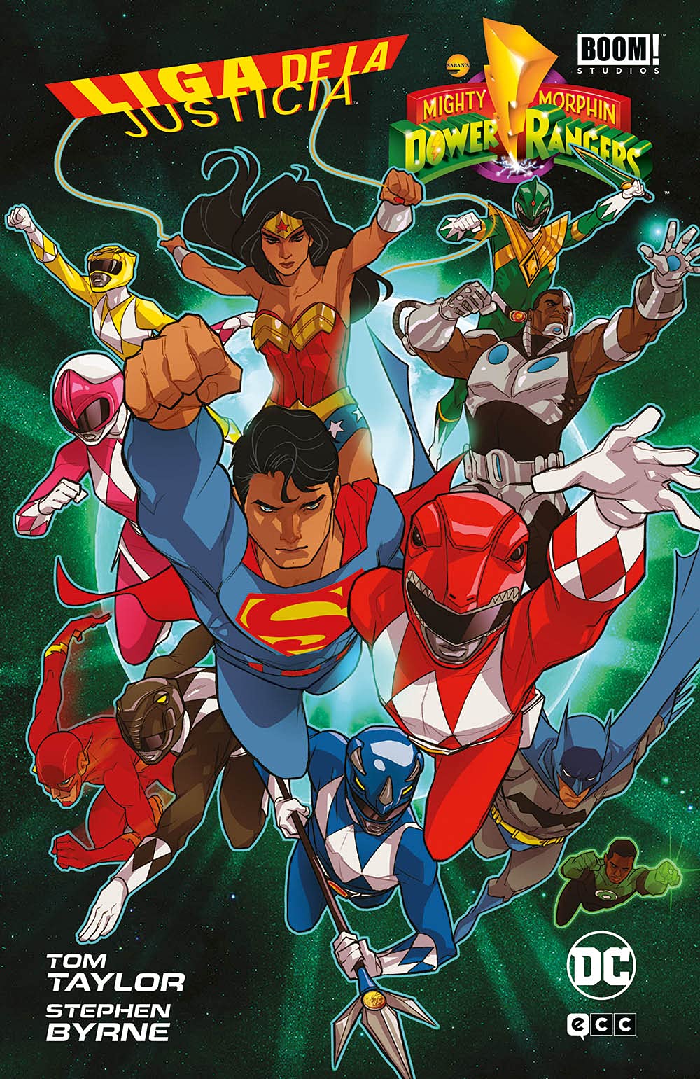 Liga de la Justicia/Power Rangers book