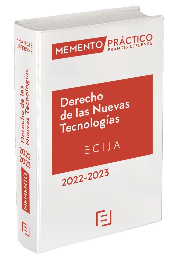 Memento Derecho de las Nuevas Tecnologías 2022-2023 Law