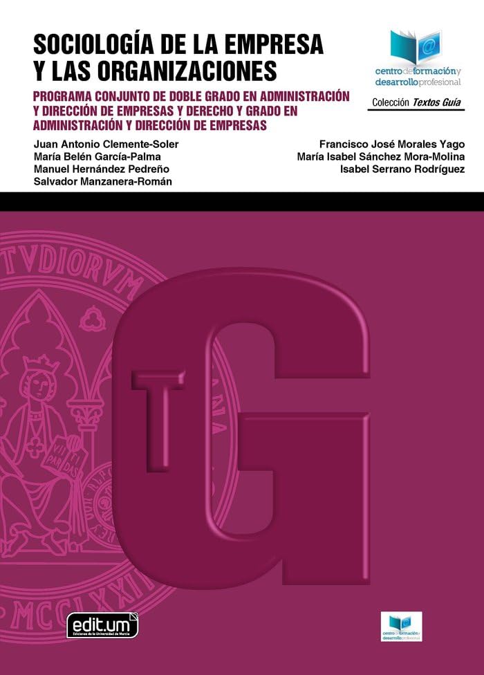 Sociología de la Empresa y las Organizaciones: Programa conjunto de Doble Grado en Administración y Dirección de Empresas y Derecho y Grado en Administración y Dirección de Empresas book