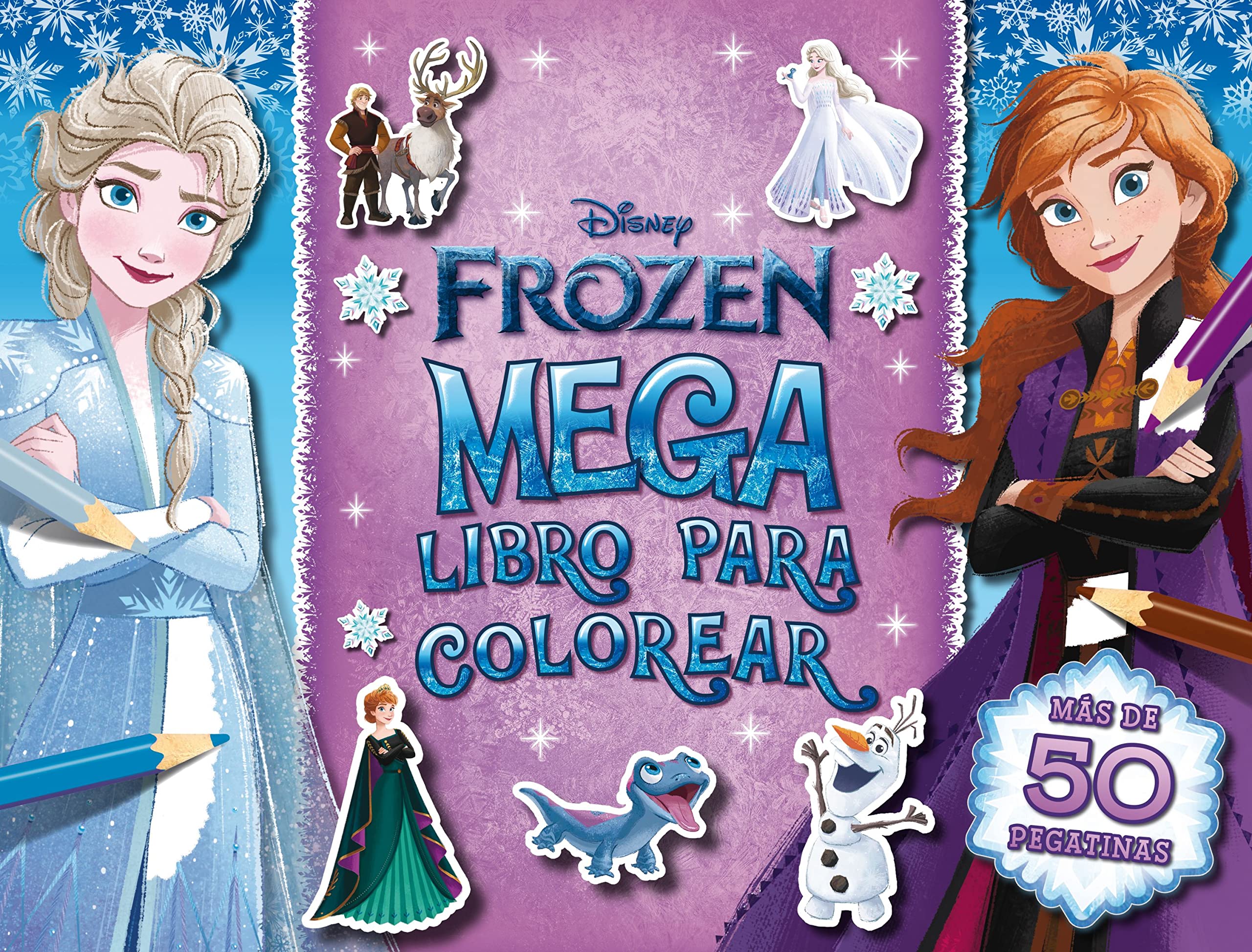 Frozen. Megalibro para colorear 2: Con pegatinas book