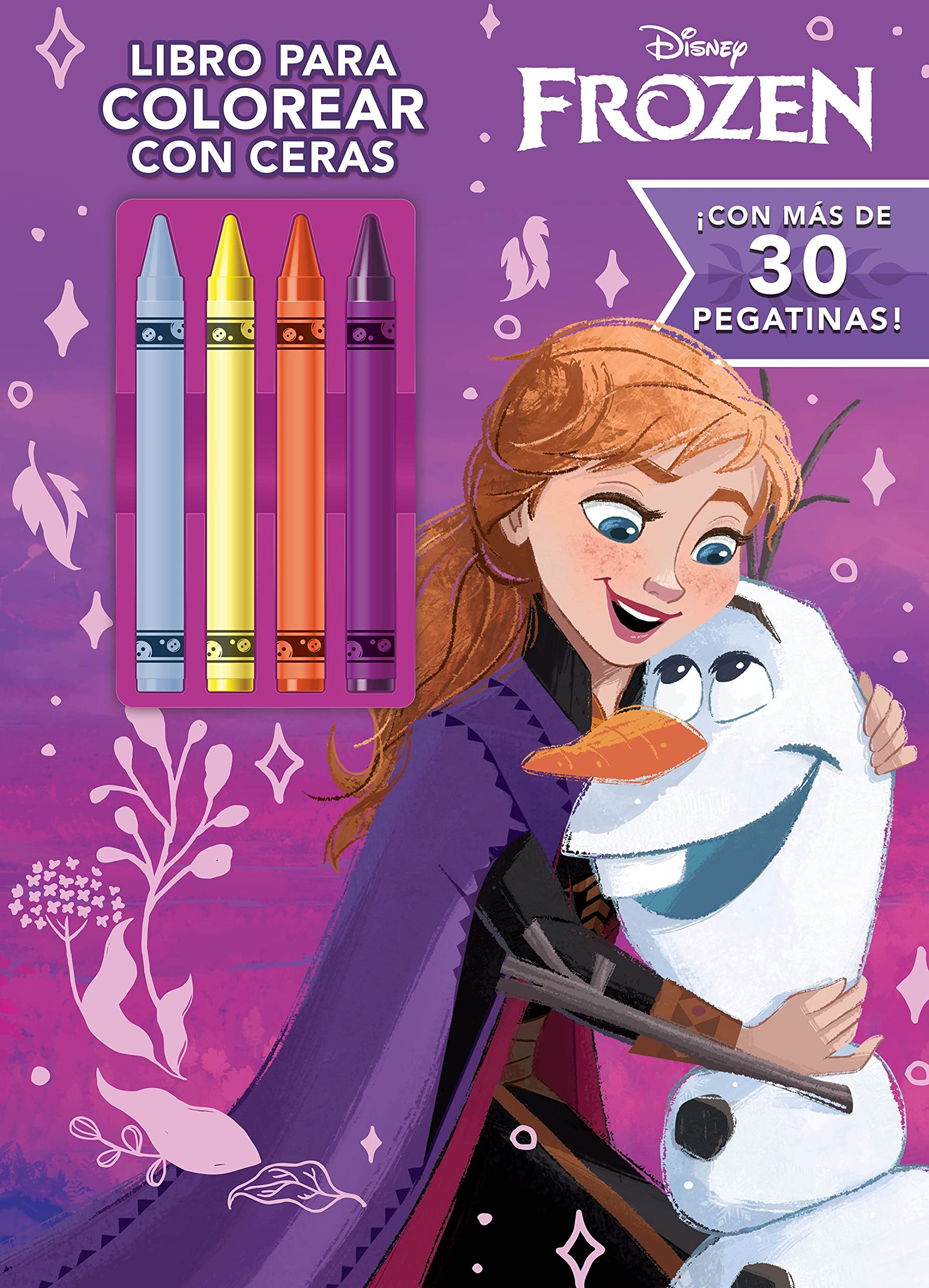Frozen. Libro para colorear con ceras: Con pegatinas (Disney. Frozen) Tiptoi & Games