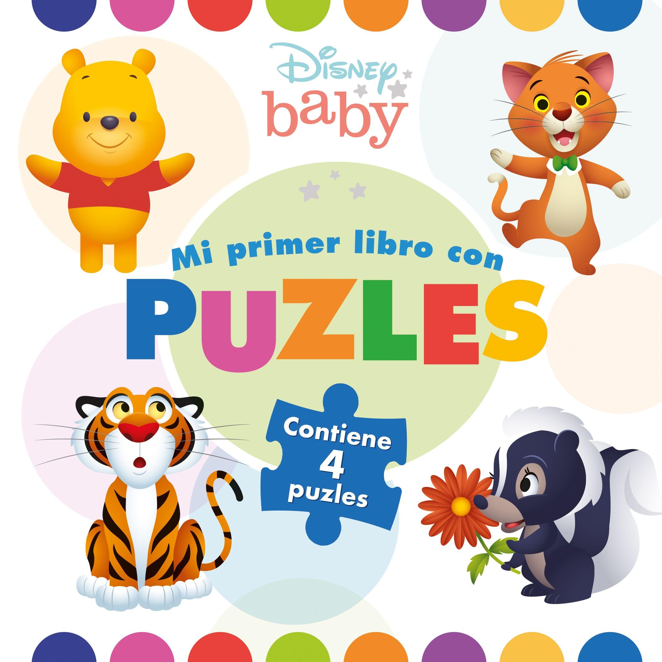 Disney Baby. Mi primer libro con puzles book