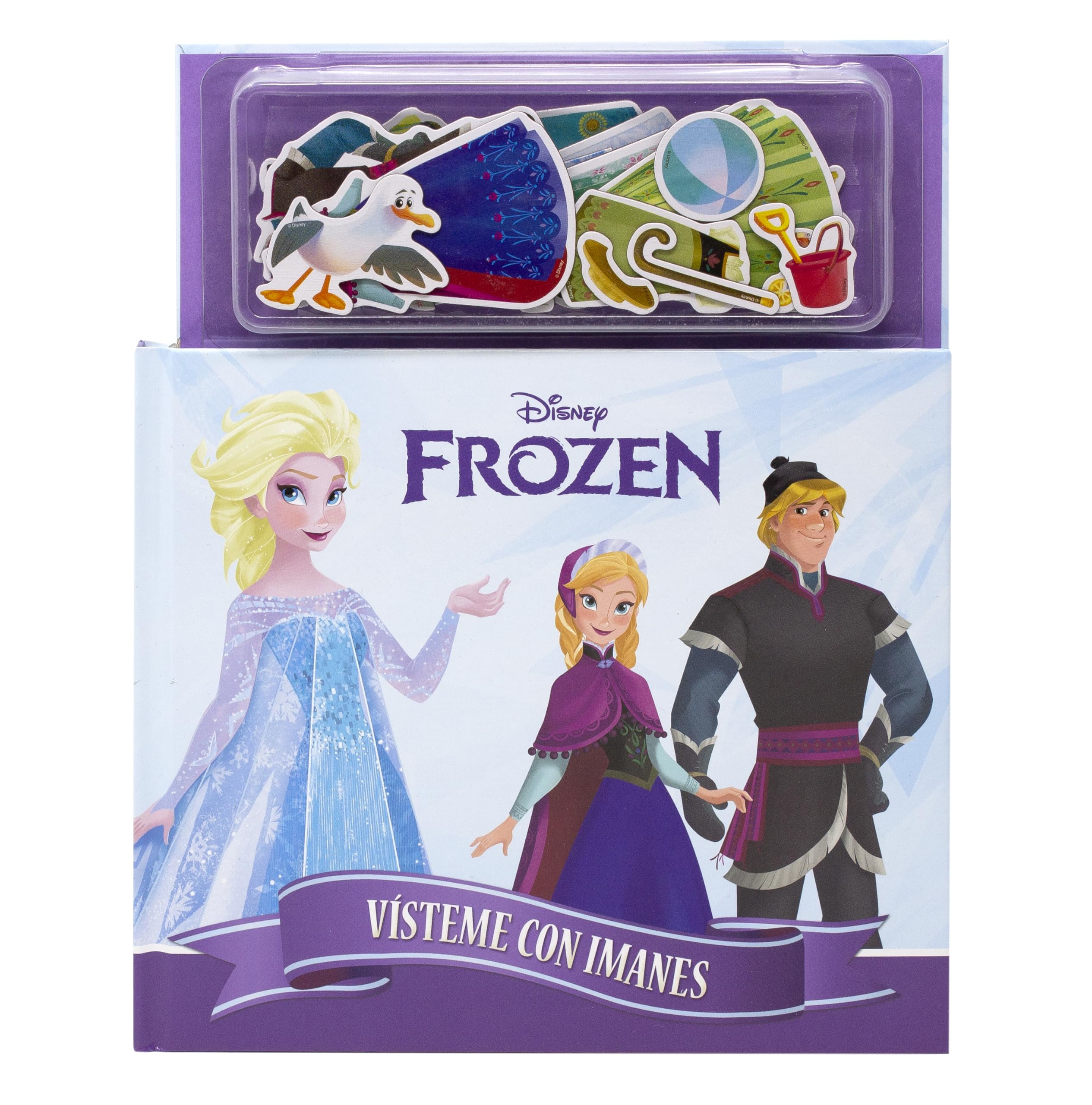 Frozen. Vísteme con imanes: Libro magnético book