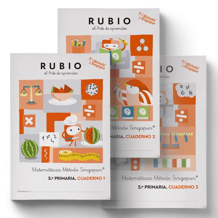 Matemáticas Método Singapur 5.º Primaria RUBIO book