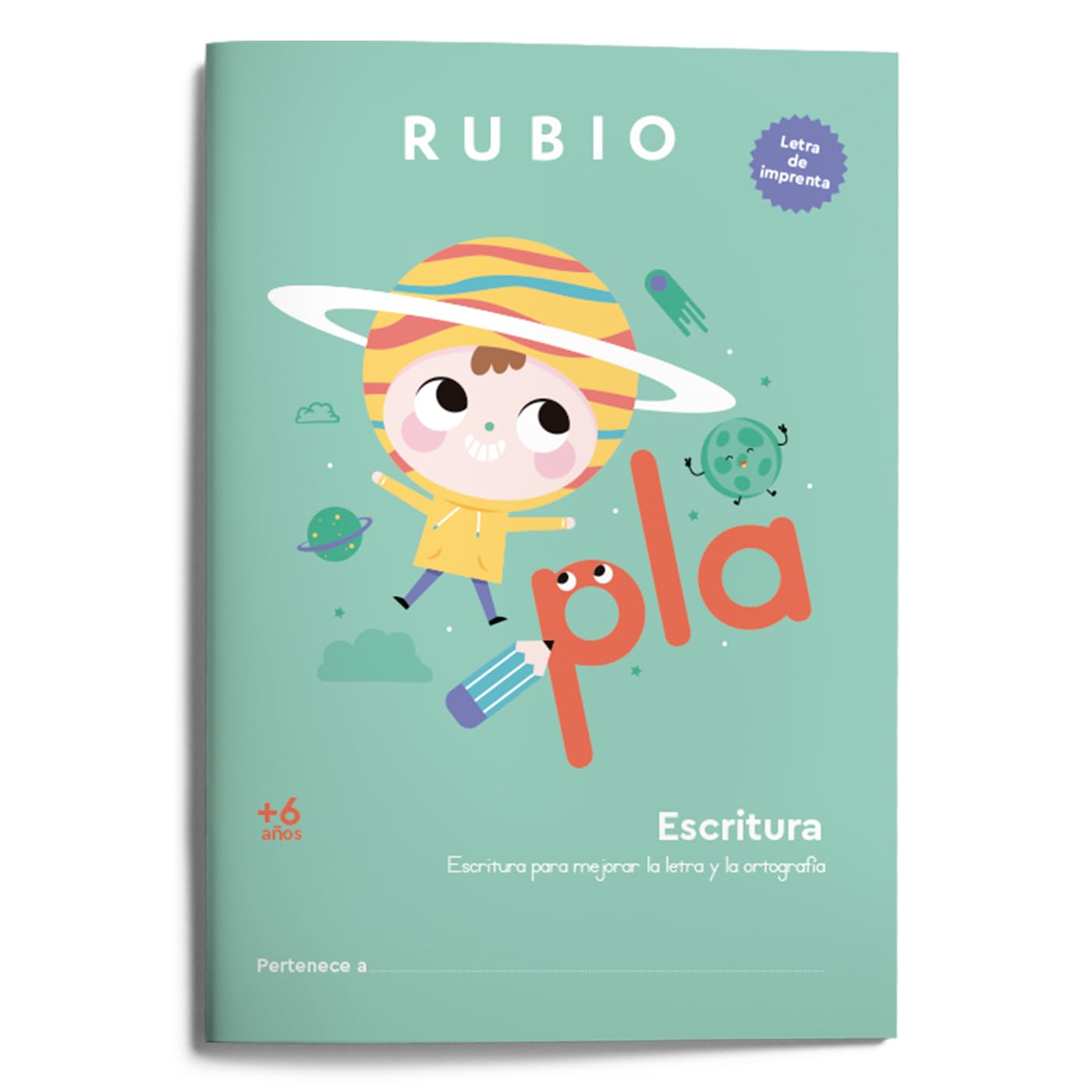 Escritura con letra de imprenta (+6 años): Escritura para mejorar la letra y la ortografía book