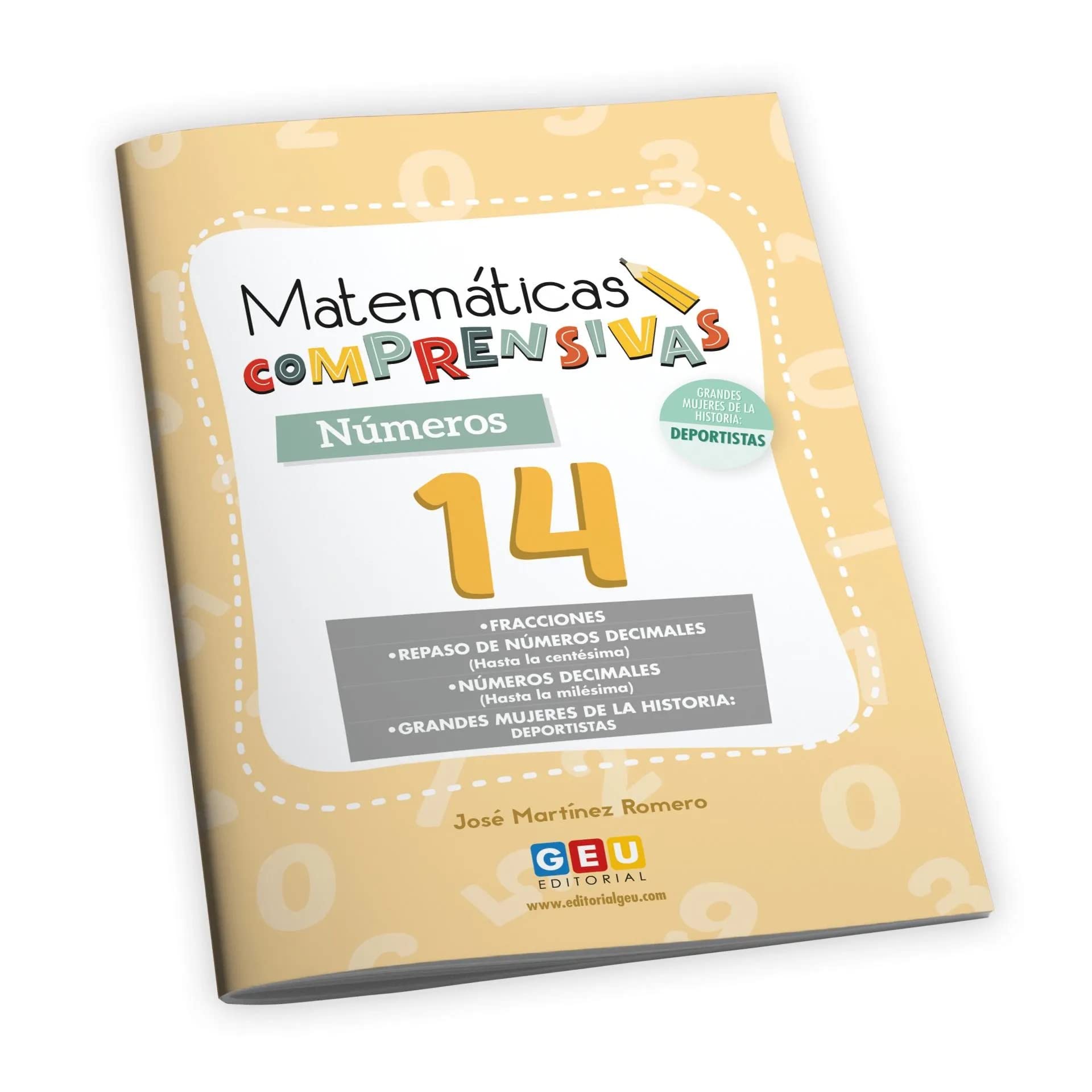 Cuaderno de Refuerzo de Matemáticas comprensivas 14 Books